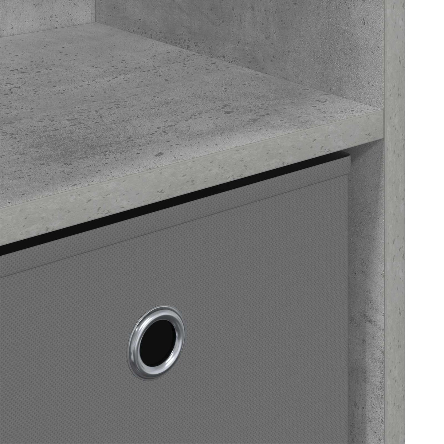 Sideboard with Drawer Concrete Grey 102 x 32 x 73.5 cm