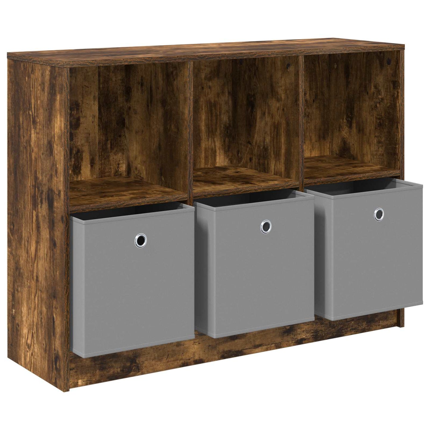 Sideboard with Drawer Smoked Oak 102 x 32 x 73.5 cm