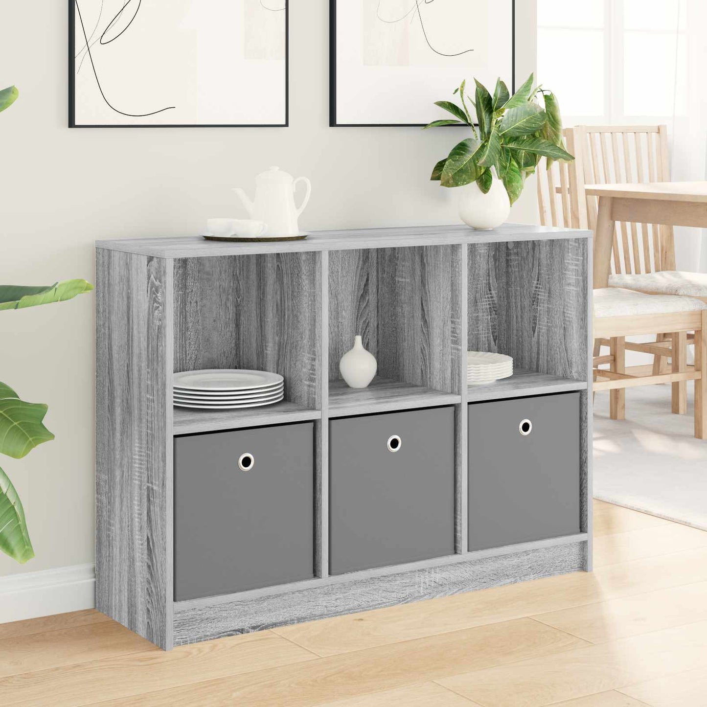 Sideboard with Drawer Grey Sonoma 102 x 32 x 73.5 cm