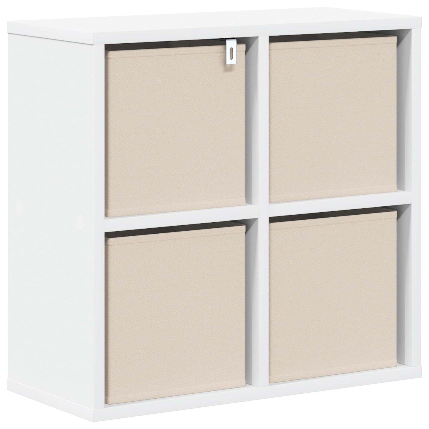 Sideboard with Drawer White 49.5 x 22 x 47 cm