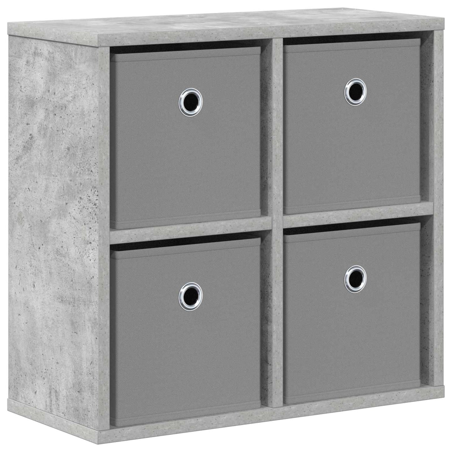 Sideboard with Drawer Concrete Grey 49.5 x 22 x 47 cm