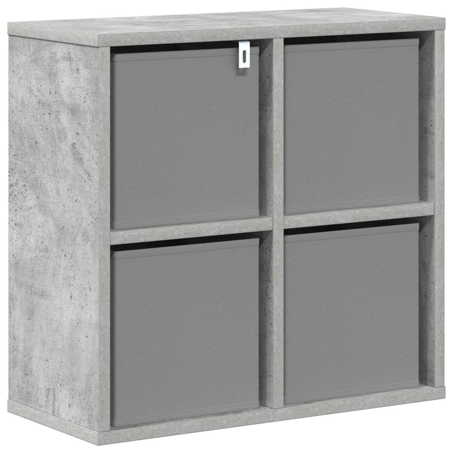 Sideboard with Drawer Concrete Grey 49.5 x 22 x 47 cm