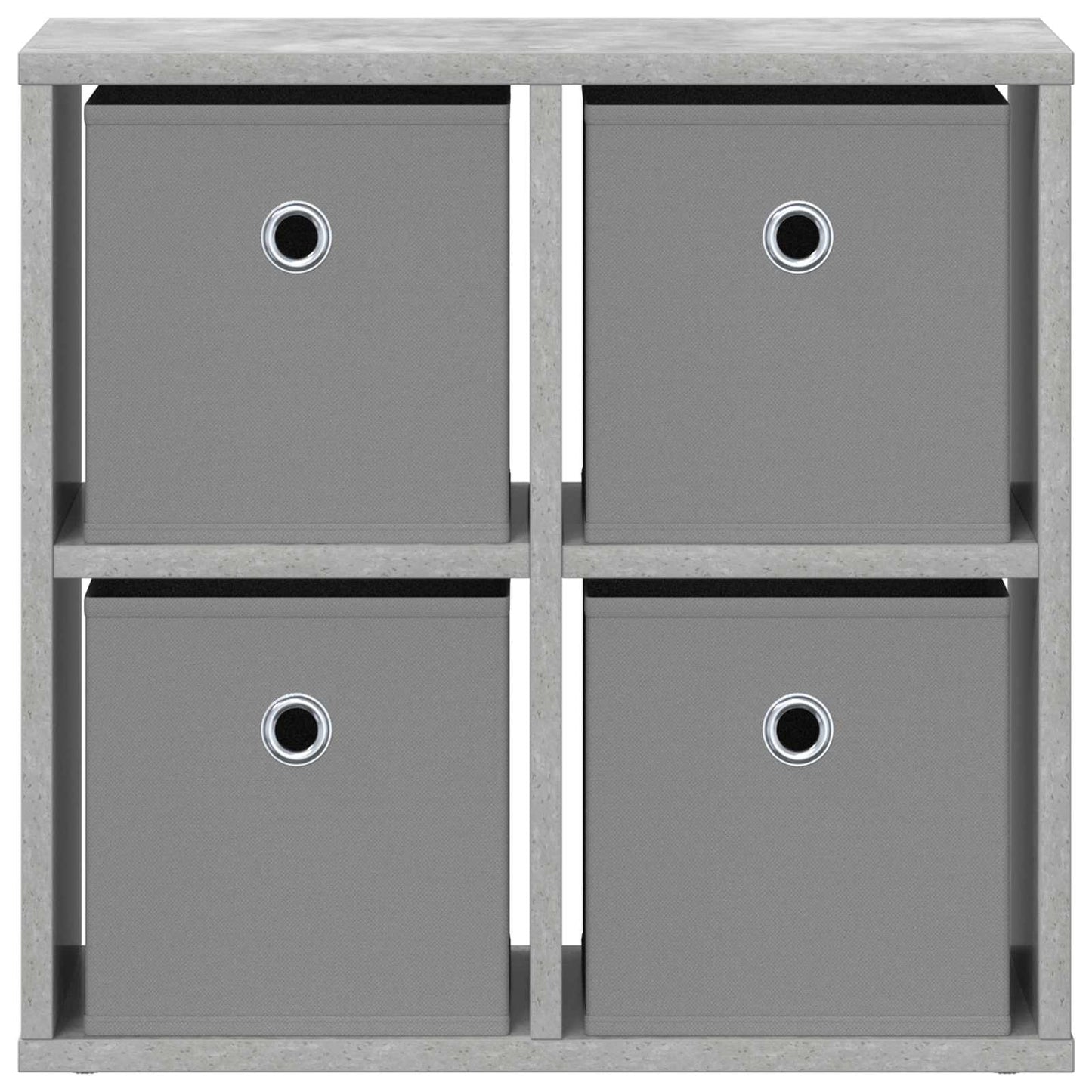 Sideboard with Drawer Concrete Grey 49.5 x 22 x 47 cm