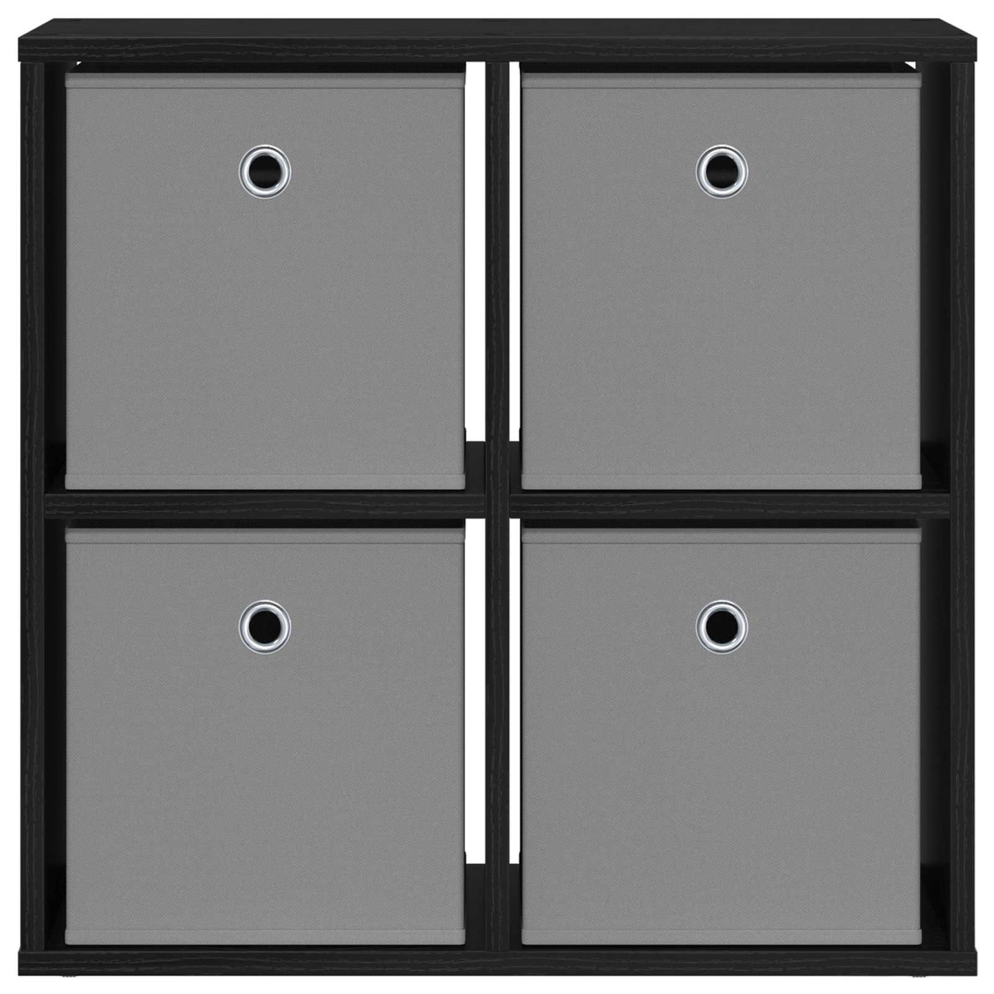 Sideboard with Drawer Black Oak 59.5 x 27 x 57 cm