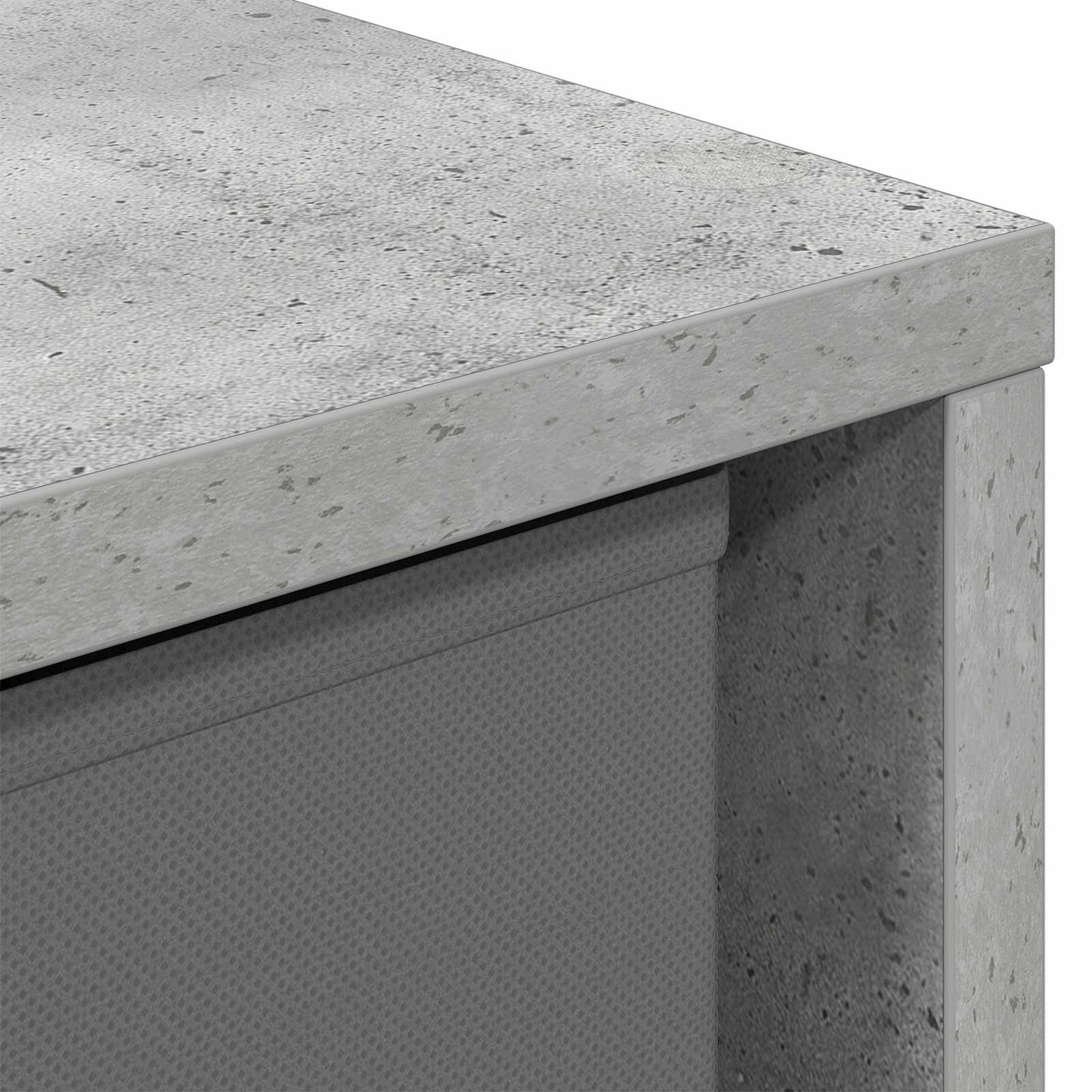 Sideboard with Drawer Concrete Grey 59.5 x 27 x 57 cm