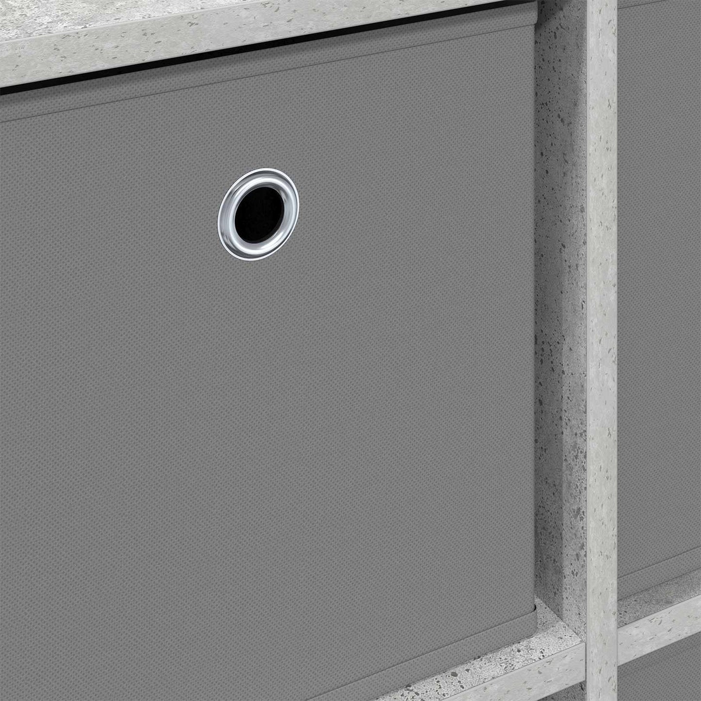 Sideboard with Drawer Concrete Grey 59.5 x 27 x 57 cm