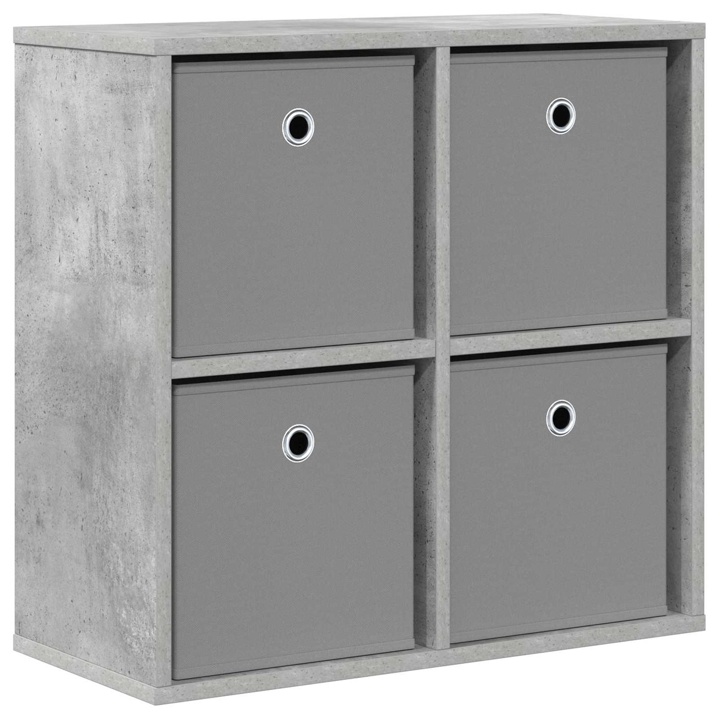 Sideboard with Drawer Concrete Grey 59.5 x 27 x 57 cm