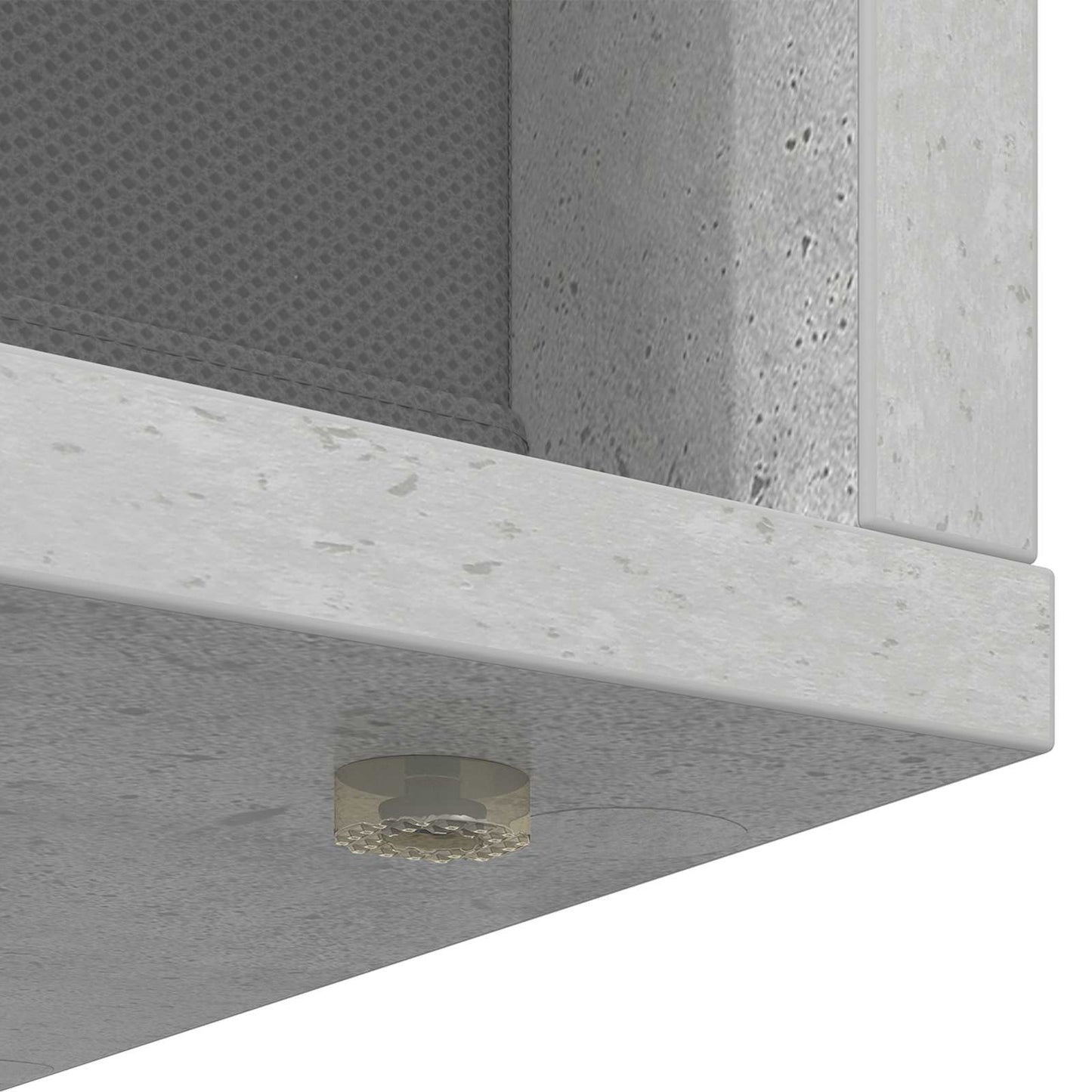 Sideboard with Drawer Concrete Grey 68.5 x 32 x 67 cm