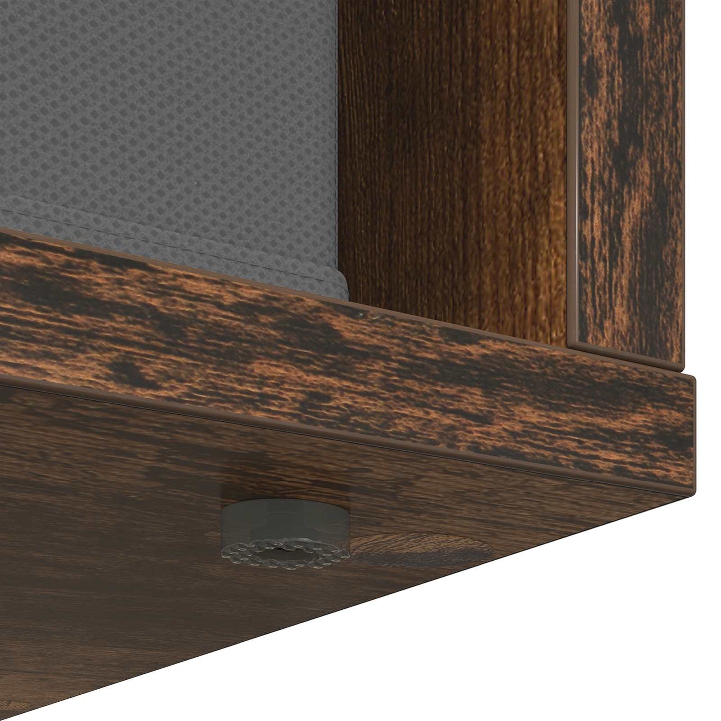 Sideboard with Drawer Smoked Oak 68.5 x 32 x 67 cm