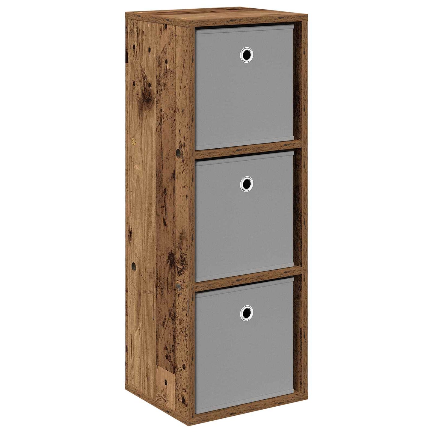 Sideboard with Drawer Old Wood 30.5 x 27 x 84.5 cm