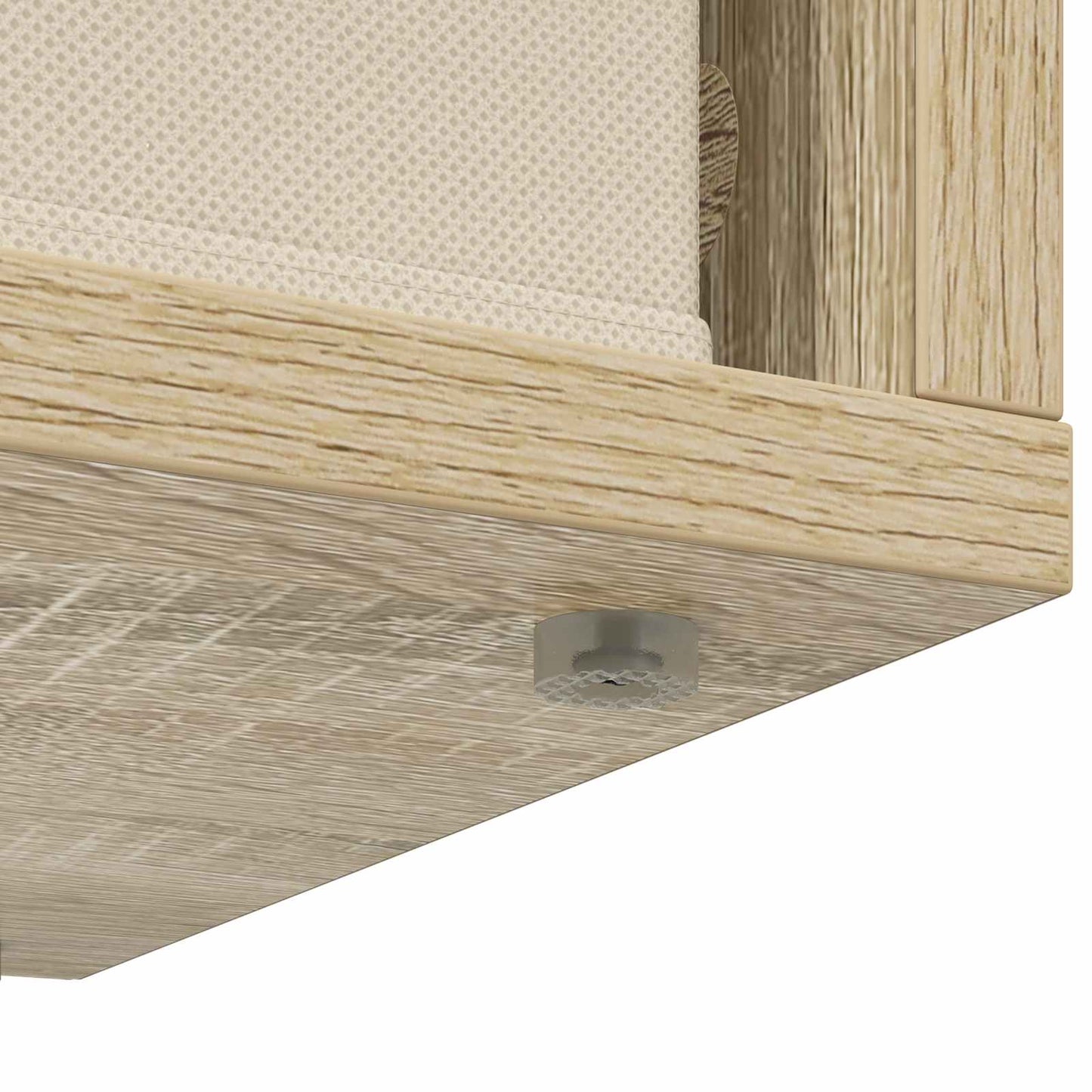 Lowboard with Drawer Sonoma Oak 72 x 22.5 x 38 cm