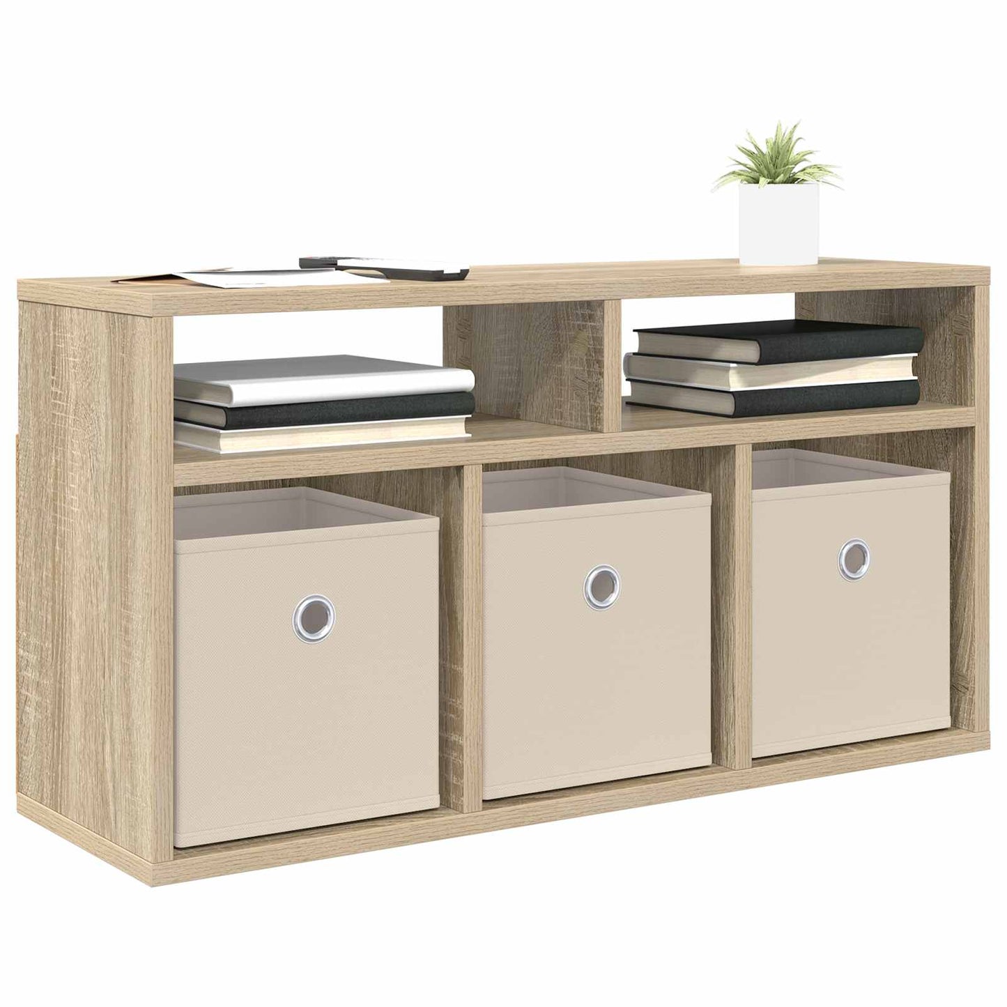 Lowboard with Drawer Sonoma Oak 72 x 22.5 x 38 cm