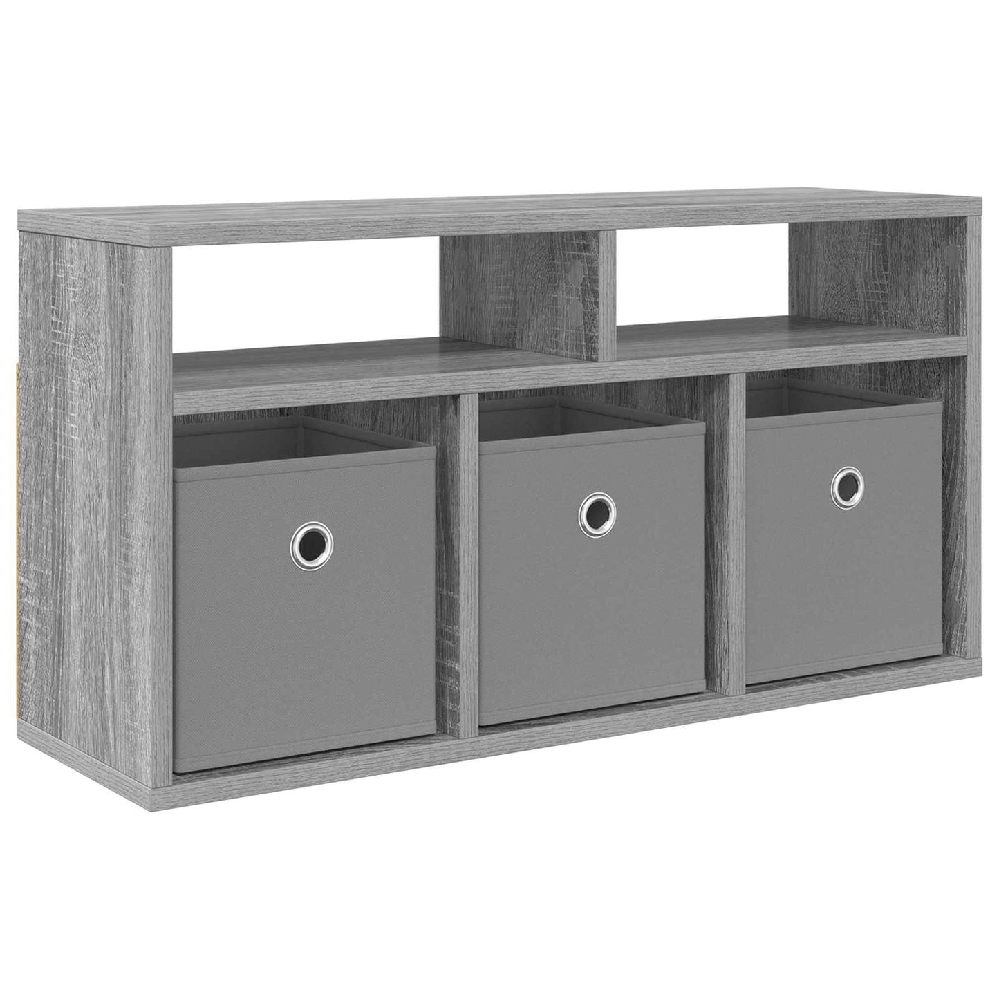 Lowboard with Drawer Grey Sonoma 72 x 22.5 x 38 cm