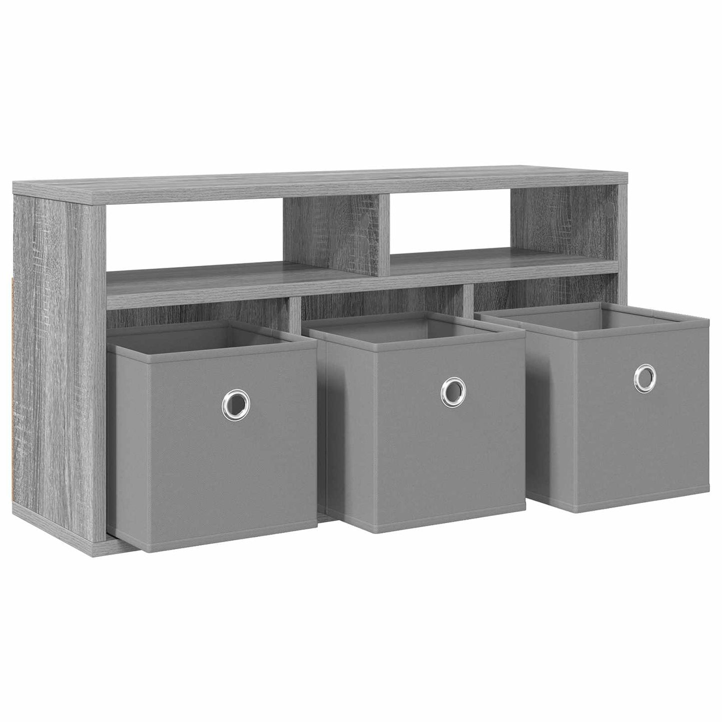 Lowboard with Drawer Grey Sonoma 72 x 22.5 x 38 cm