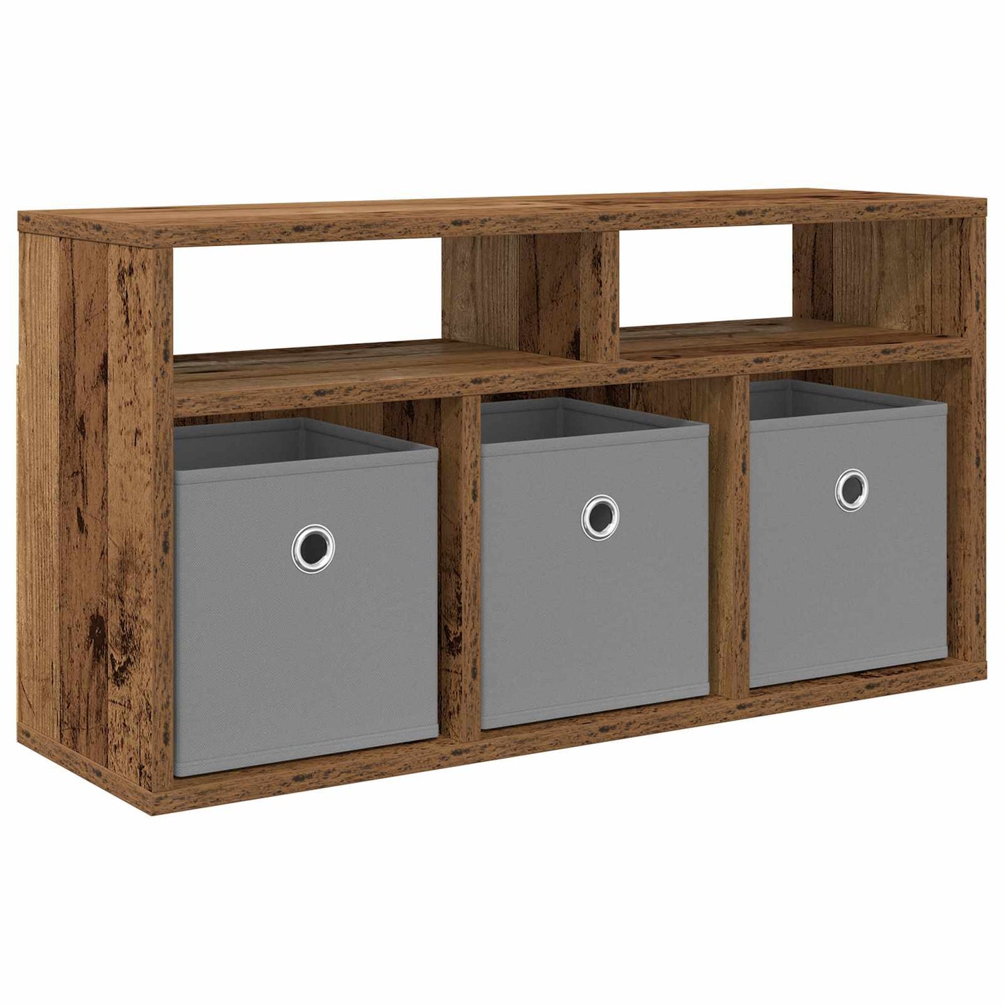 Lowboard with Drawer Old Wood 72 x 22.5 x 38 cm