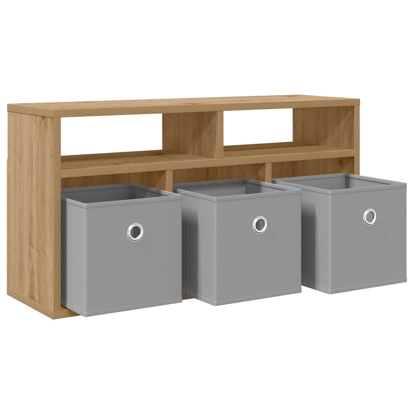 Lowboard with Drawer Artisan Oak 72 x 22.5 x 38 cm