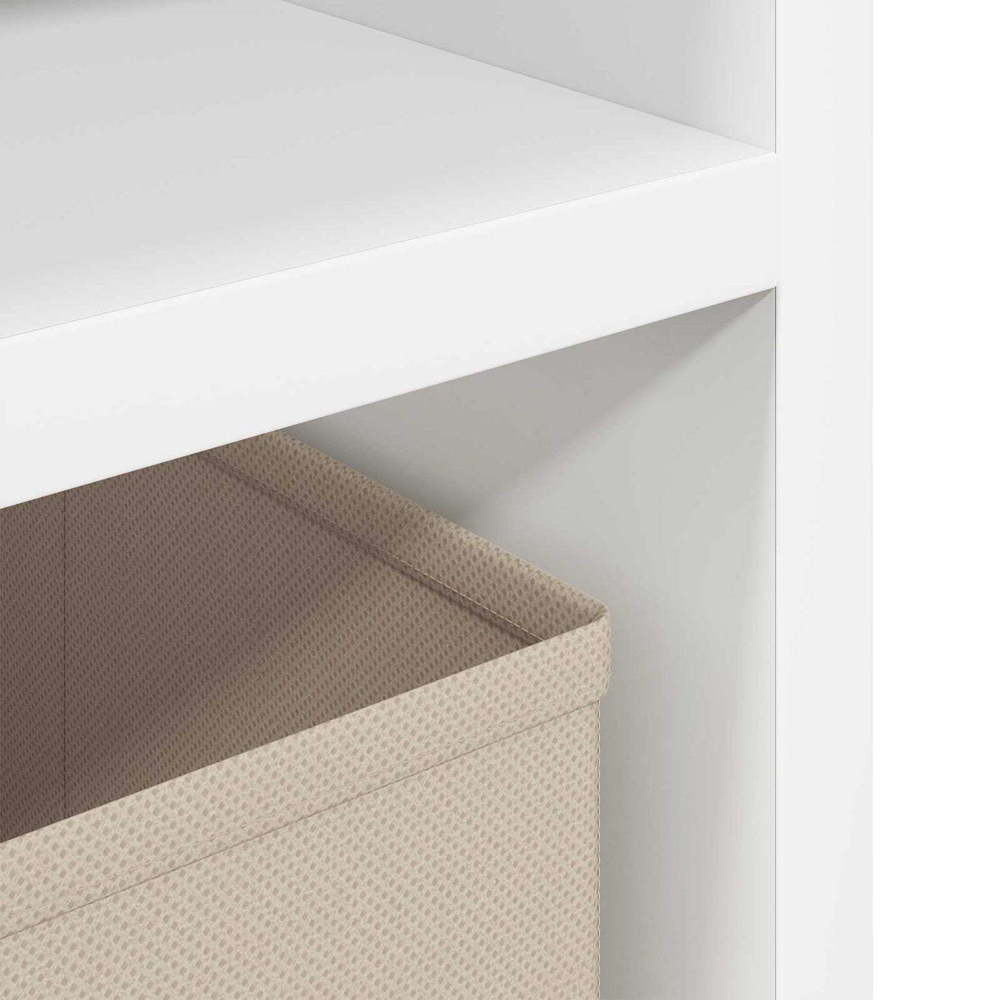 Lowboard with Drawer White 87 x 27.5 x 43 cm