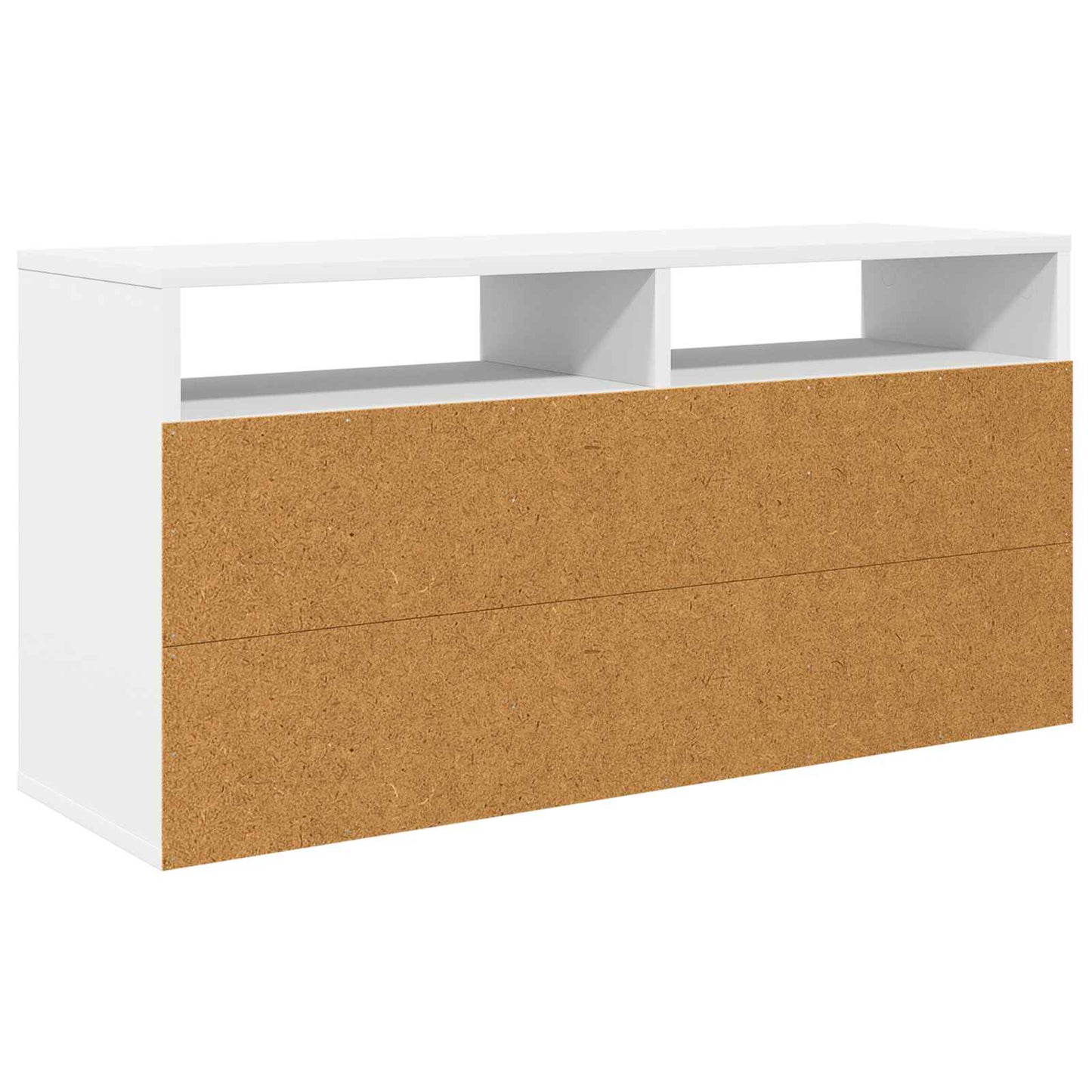 Lowboard with Drawer White 87 x 27.5 x 43 cm