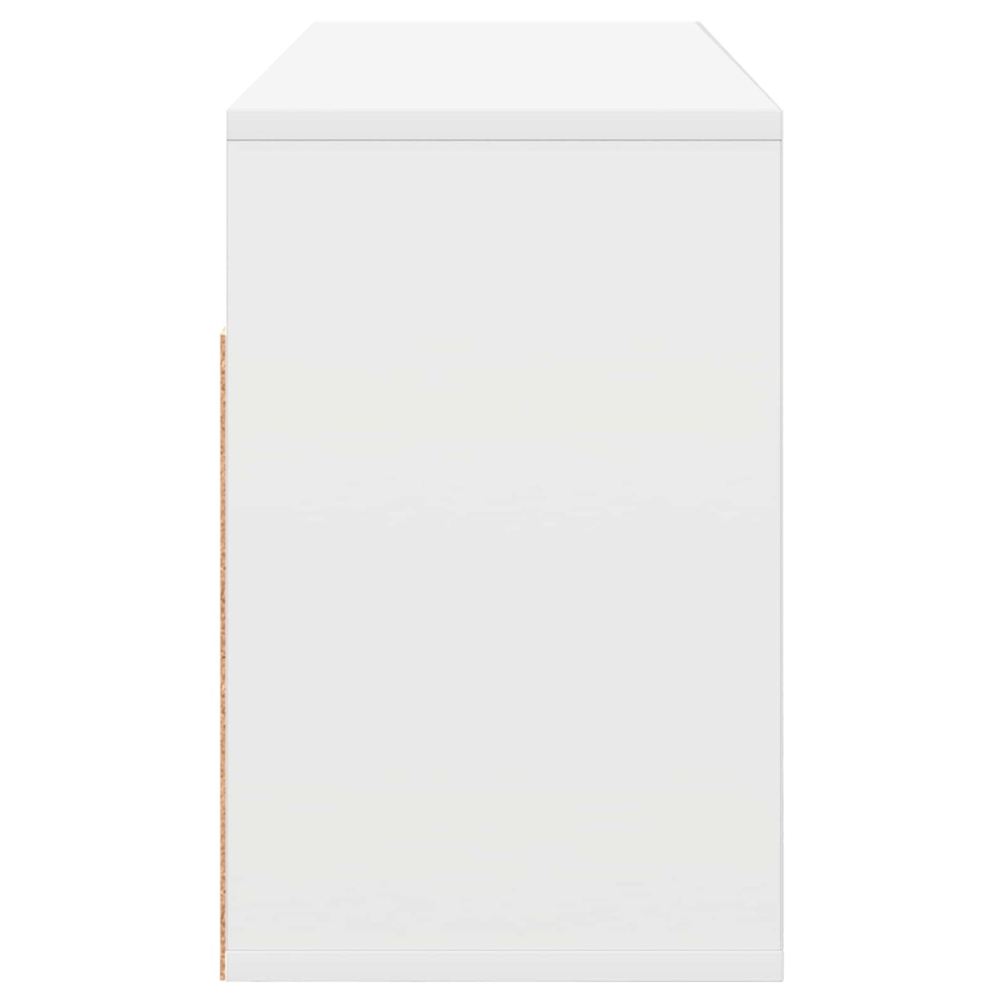 Lowboard with Drawer White 87 x 27.5 x 43 cm