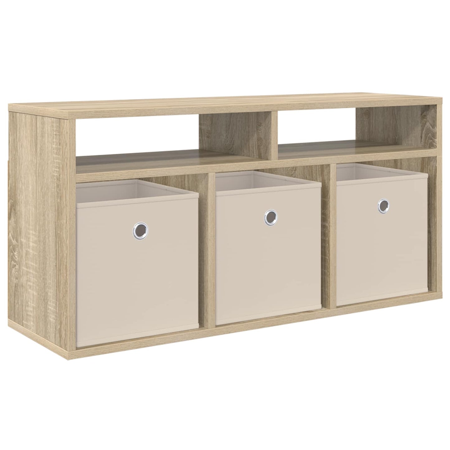 Lowboard with Drawer Sonoma Oak 87 x 27.5 x 43 cm