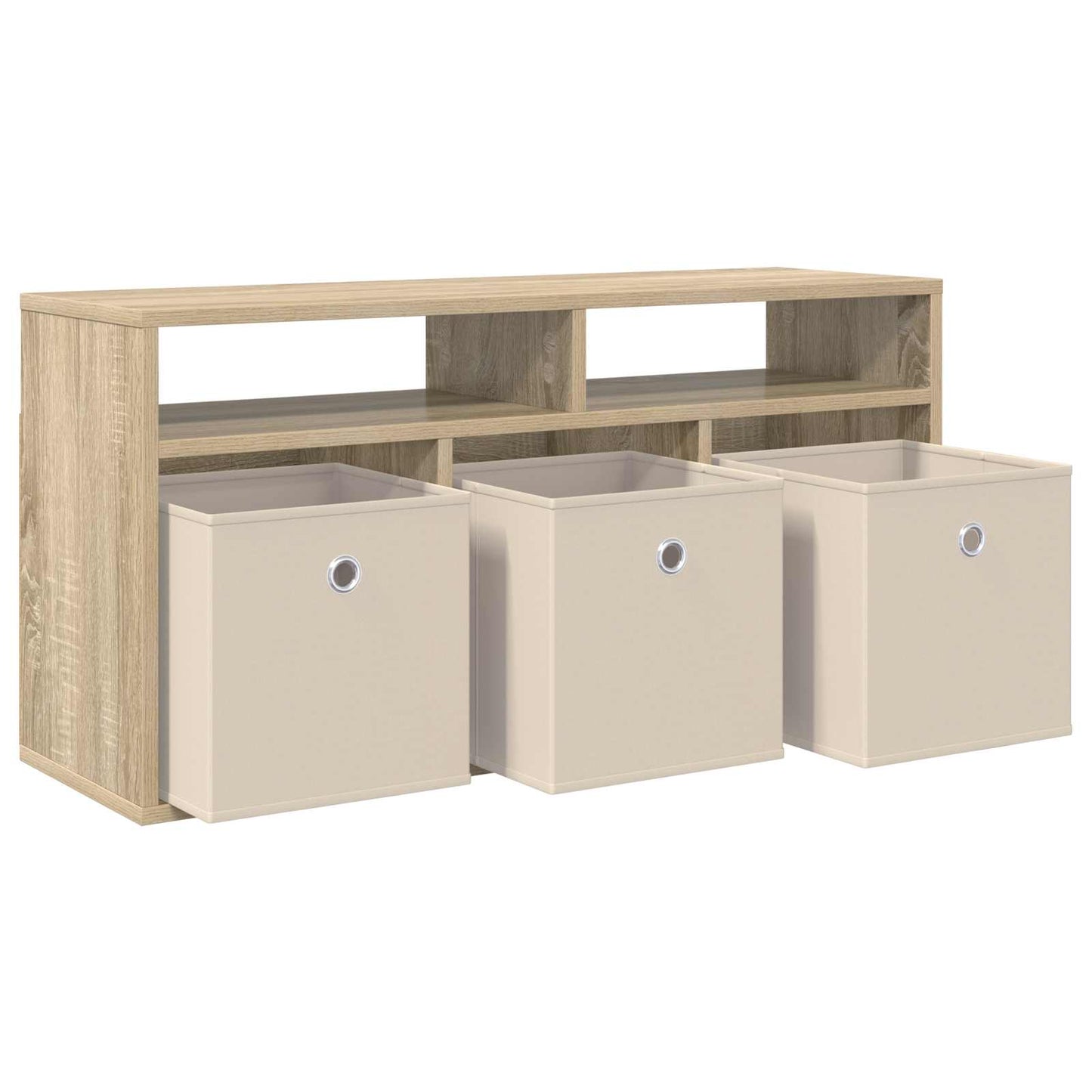 Lowboard with Drawer Sonoma Oak 87 x 27.5 x 43 cm