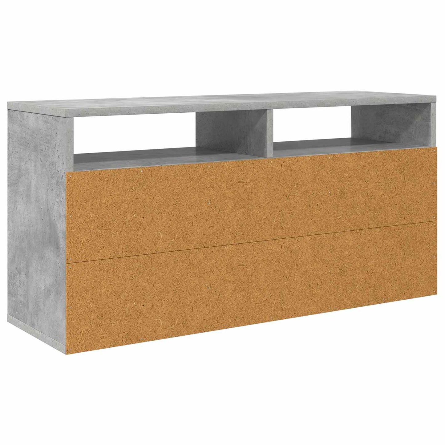 Lowboard with Drawer Concrete Grey 87 x 27.5 x 43 cm