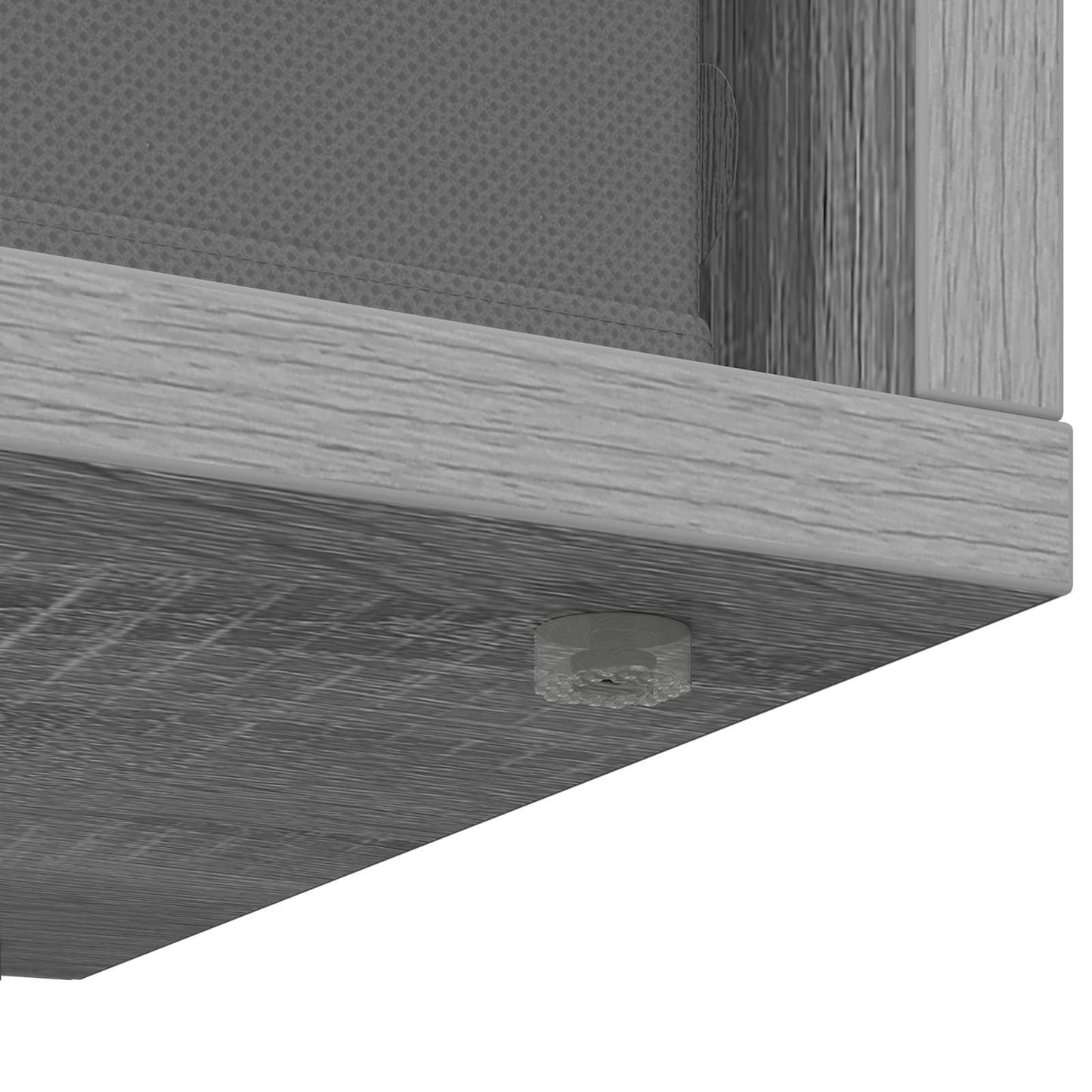 Lowboard with Drawer Grey Sonoma 87 x 27.5 x 43 cm