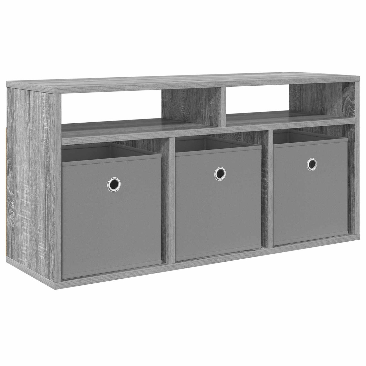 Lowboard with Drawer Grey Sonoma 87 x 27.5 x 43 cm