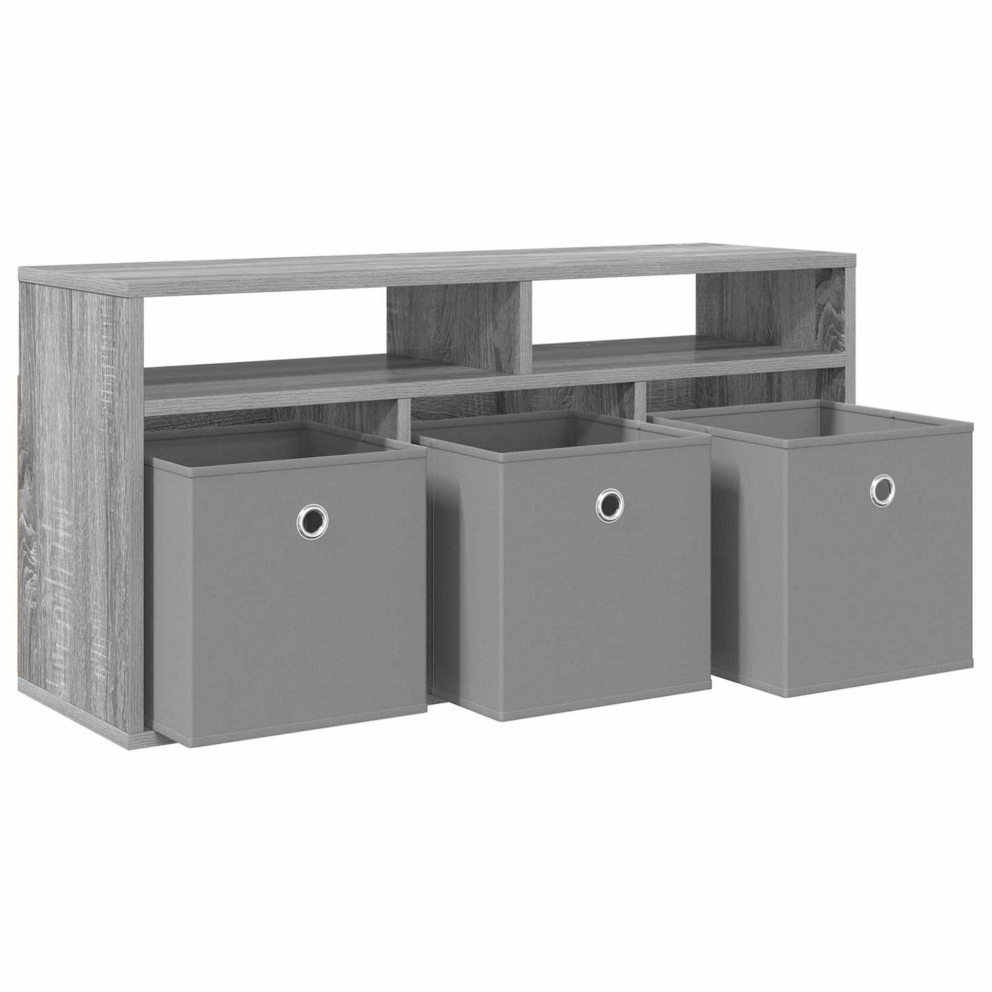 Lowboard with Drawer Grey Sonoma 87 x 27.5 x 43 cm
