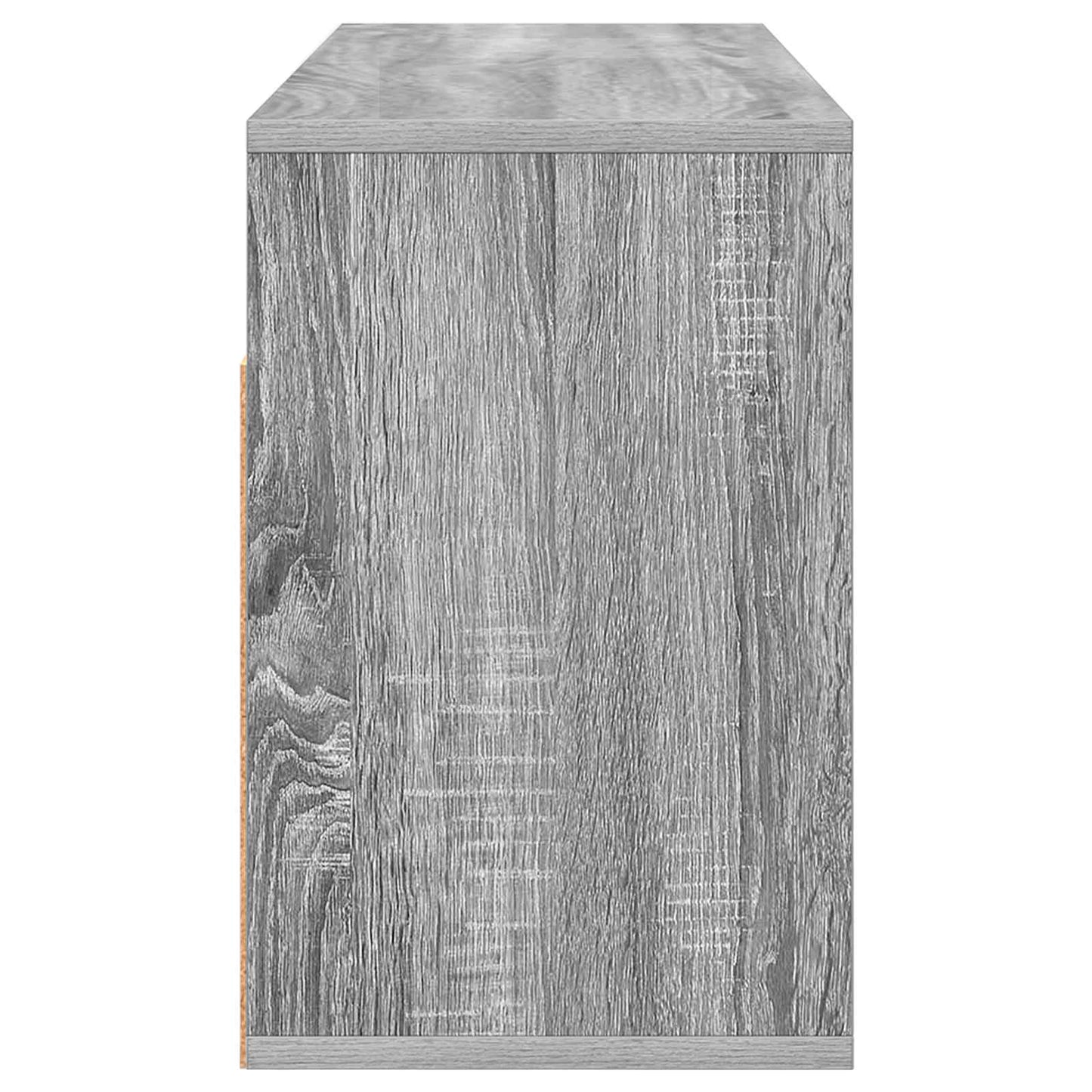 Lowboard with Drawer Grey Sonoma 87 x 27.5 x 43 cm
