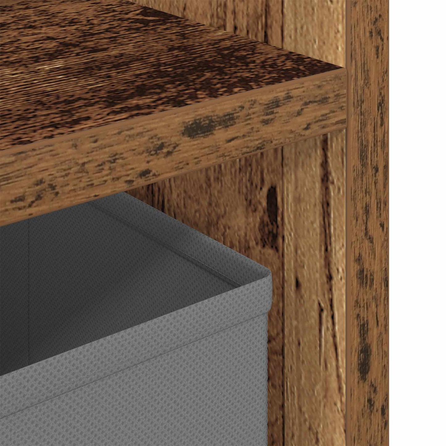 Lowboard with Drawer Old Wood 87 x 27.5 x 43 cm