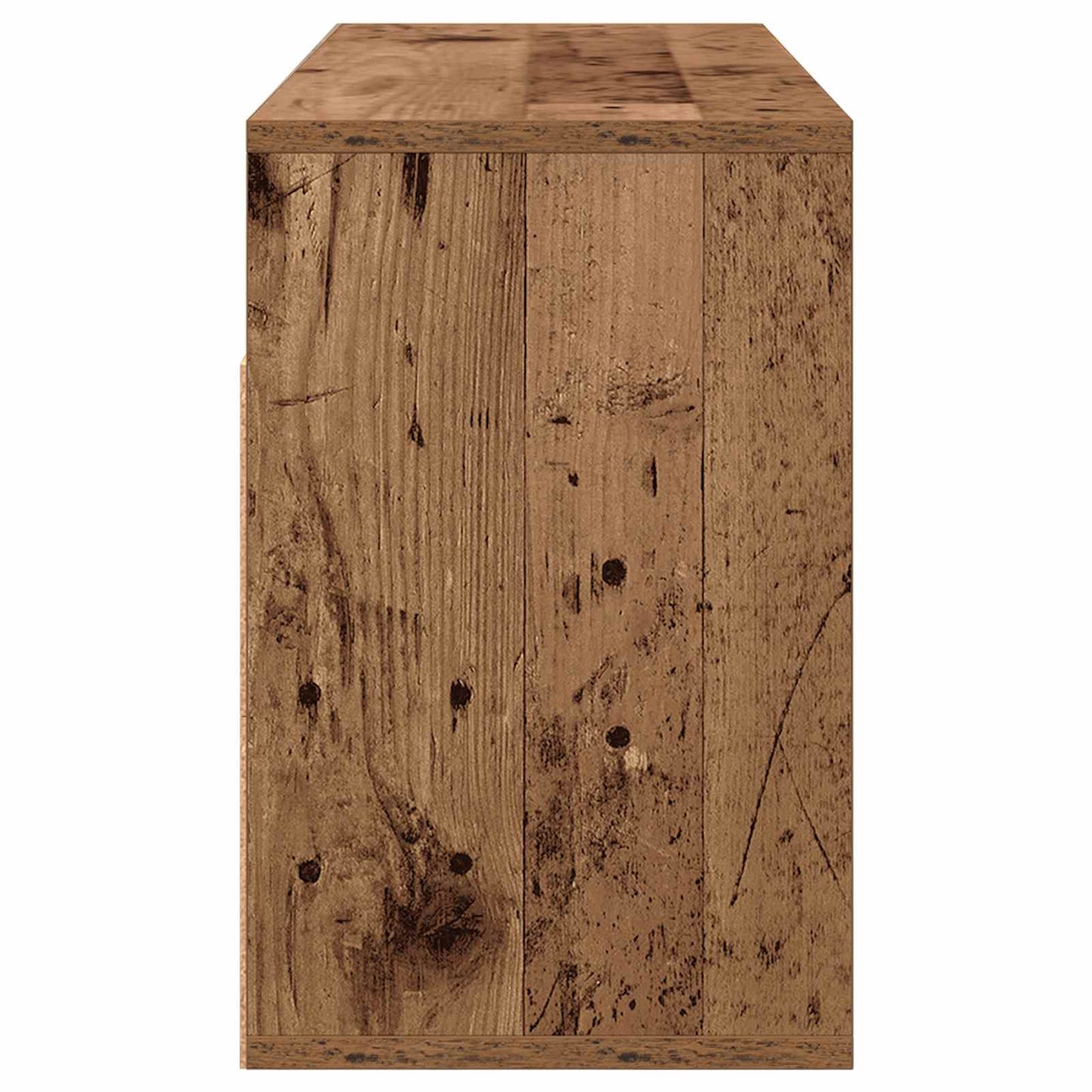 Lowboard with Drawer Old Wood 87 x 27.5 x 43 cm