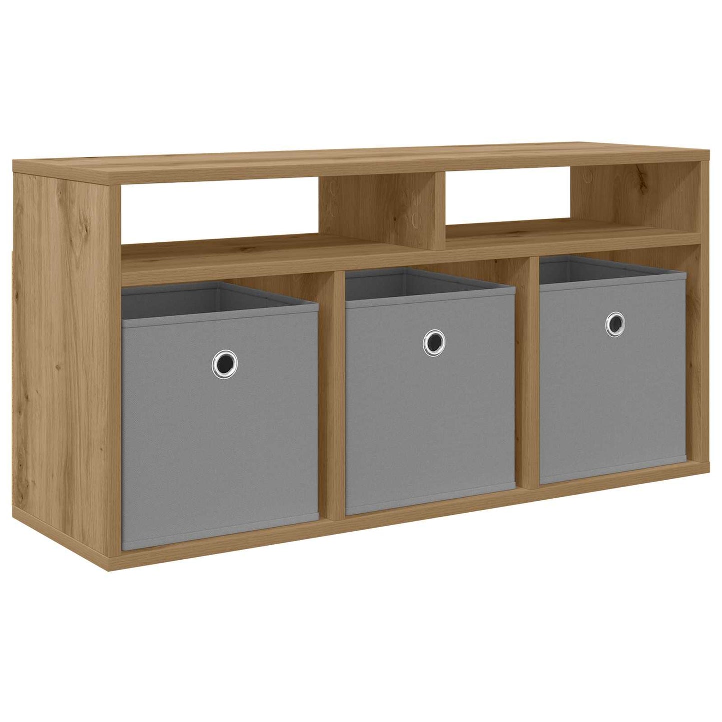 Lowboard with Drawer Artisan Oak 87 x 27.5 x 43 cm