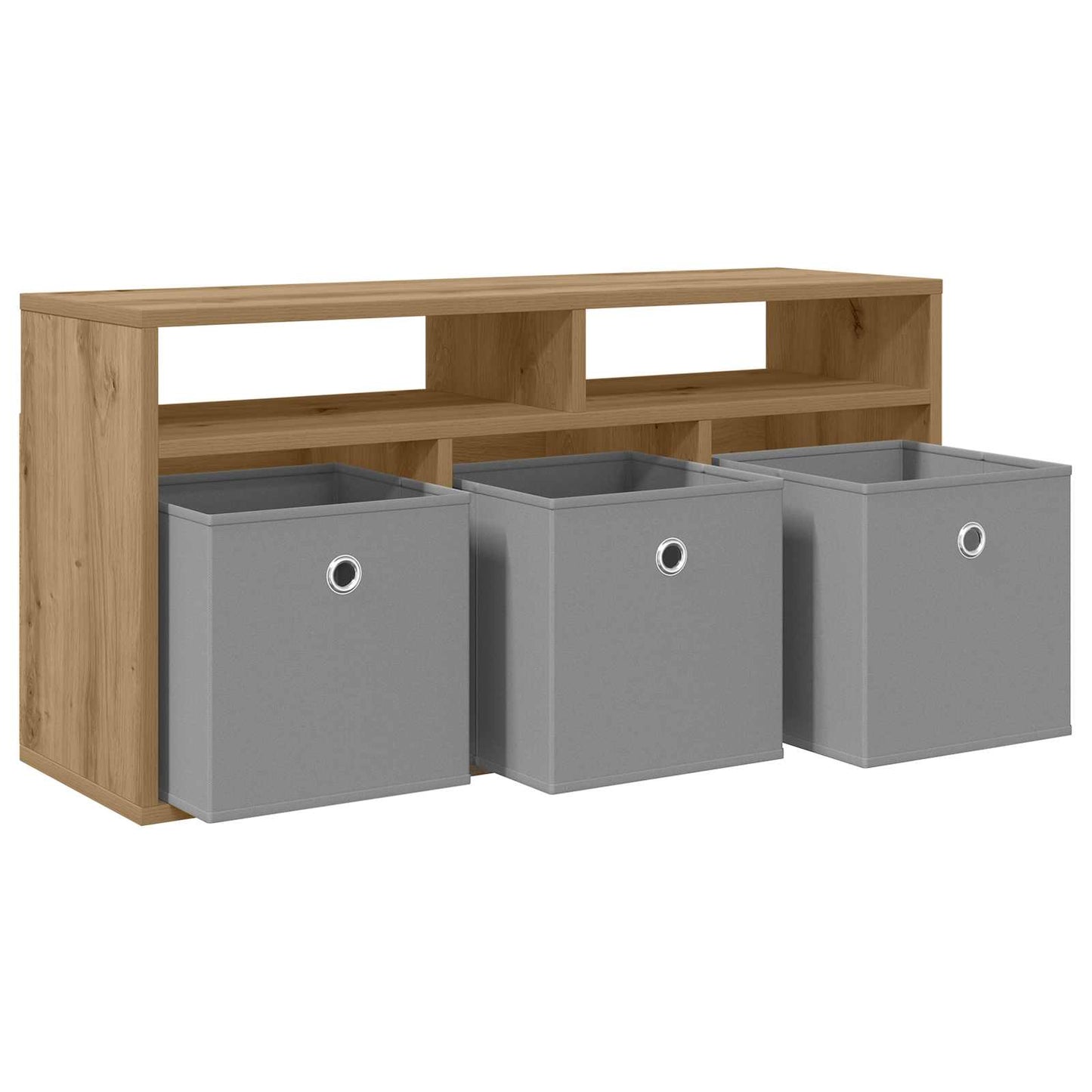 Lowboard with Drawer Artisan Oak 87 x 27.5 x 43 cm