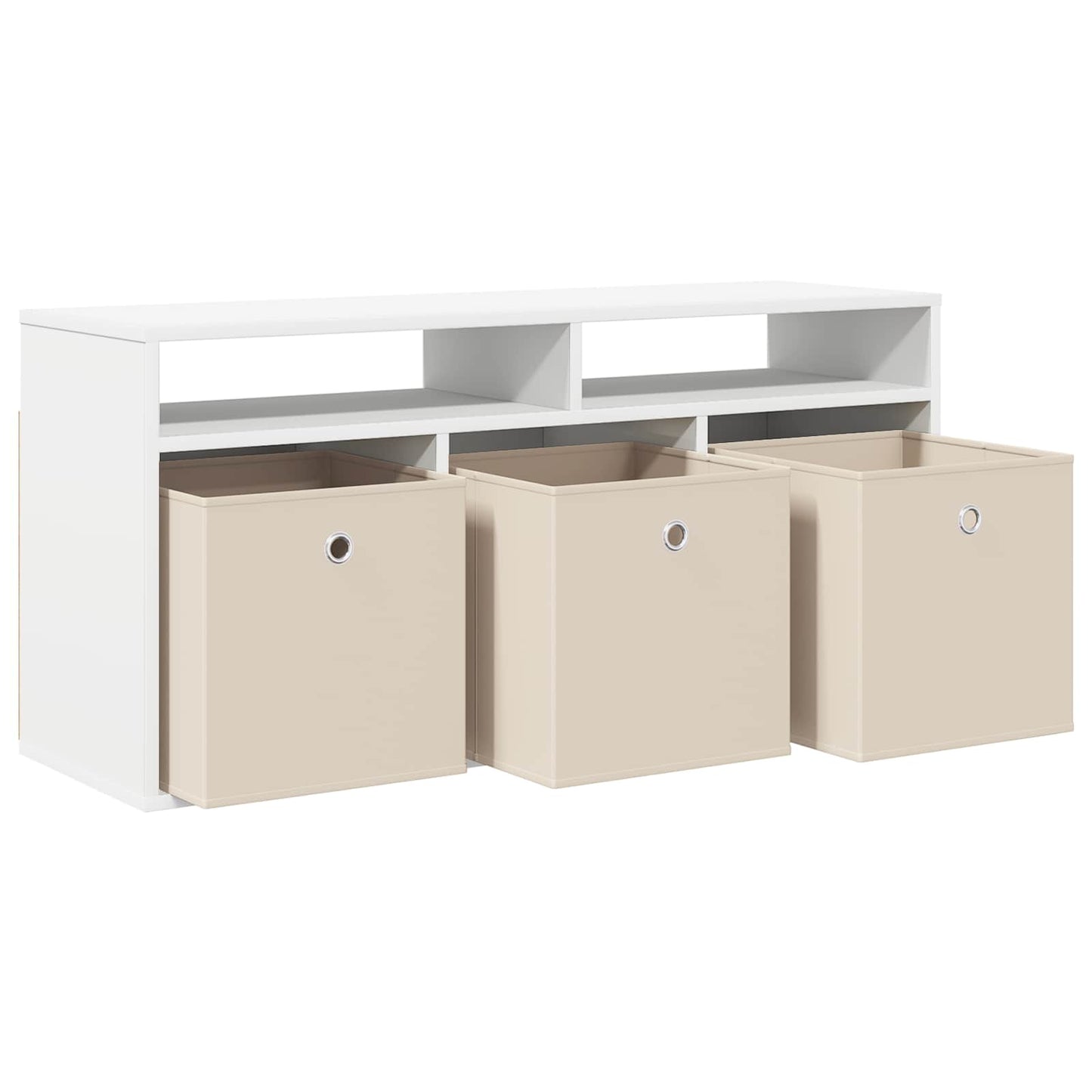 Lowboard with Drawer White 102 x 32 x 48.5 cm
