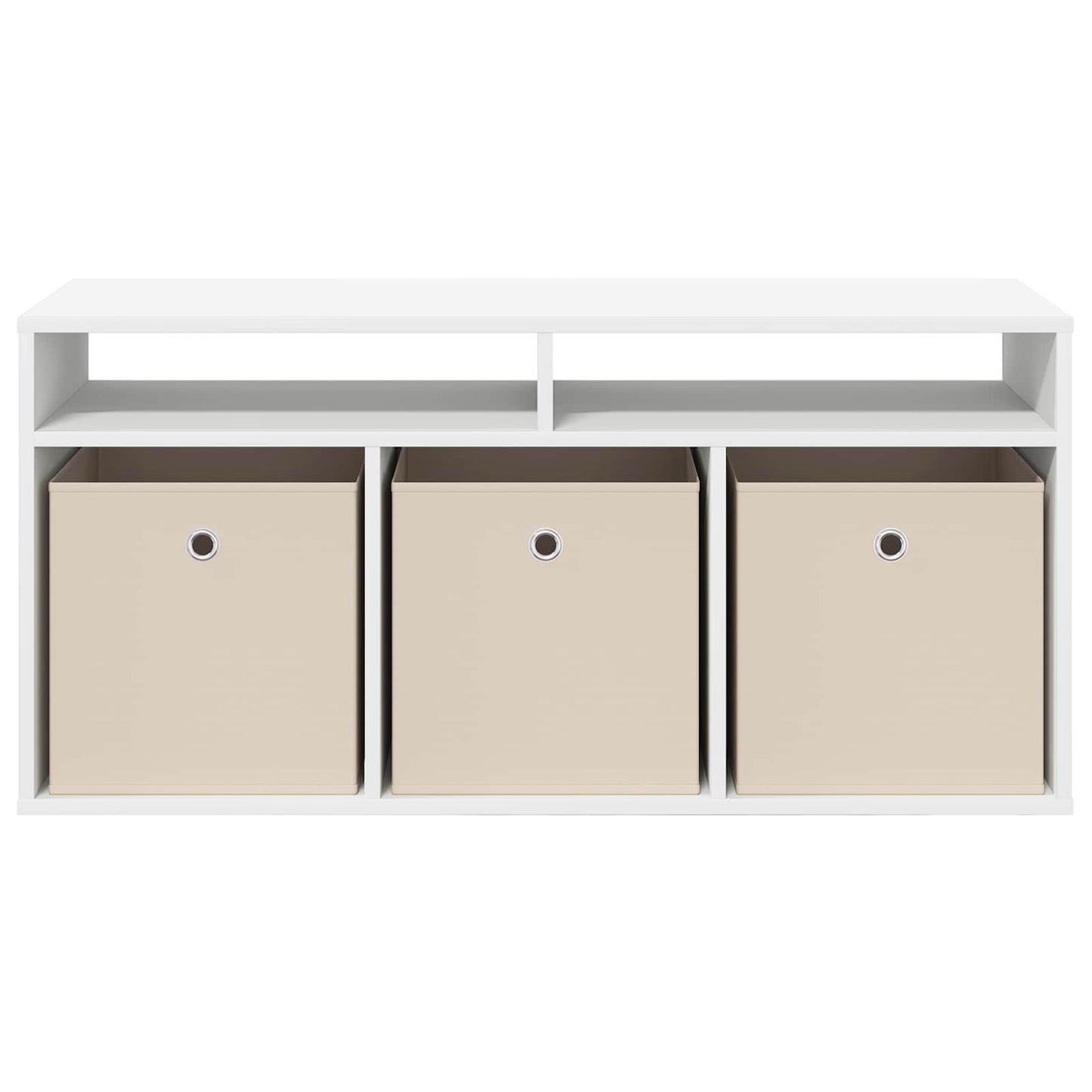 Lowboard with Drawer White 102 x 32 x 48.5 cm