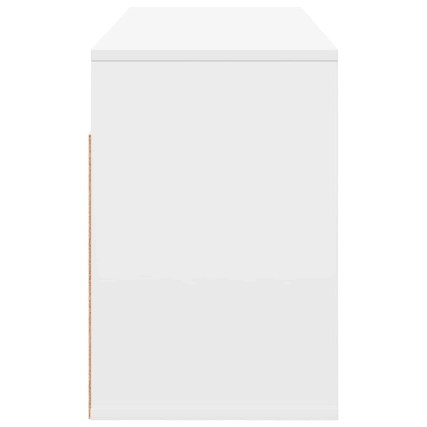 Lowboard with Drawer White 102 x 32 x 48.5 cm