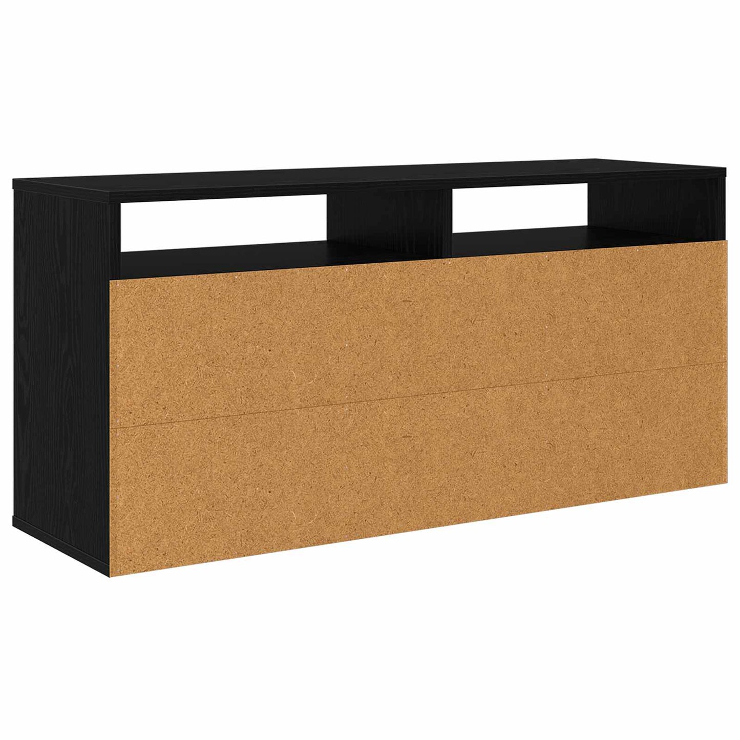 Lowboard with Drawer Black Oak 102 x 32 x 48.5 cm