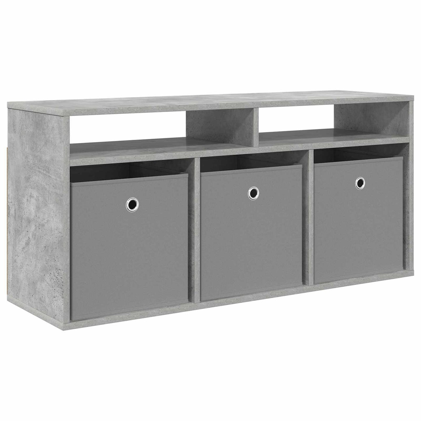 Lowboard with Drawer Concrete Grey 102 x 32 x 48.5 cm