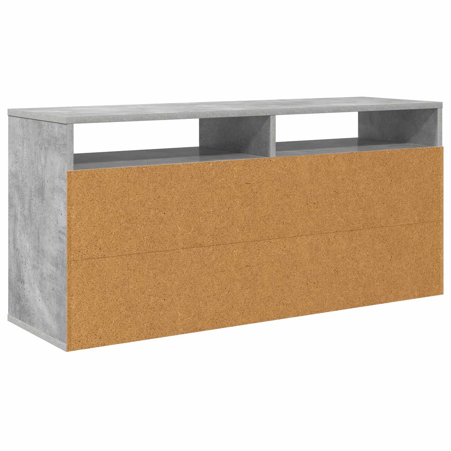 Lowboard with Drawer Concrete Grey 102 x 32 x 48.5 cm