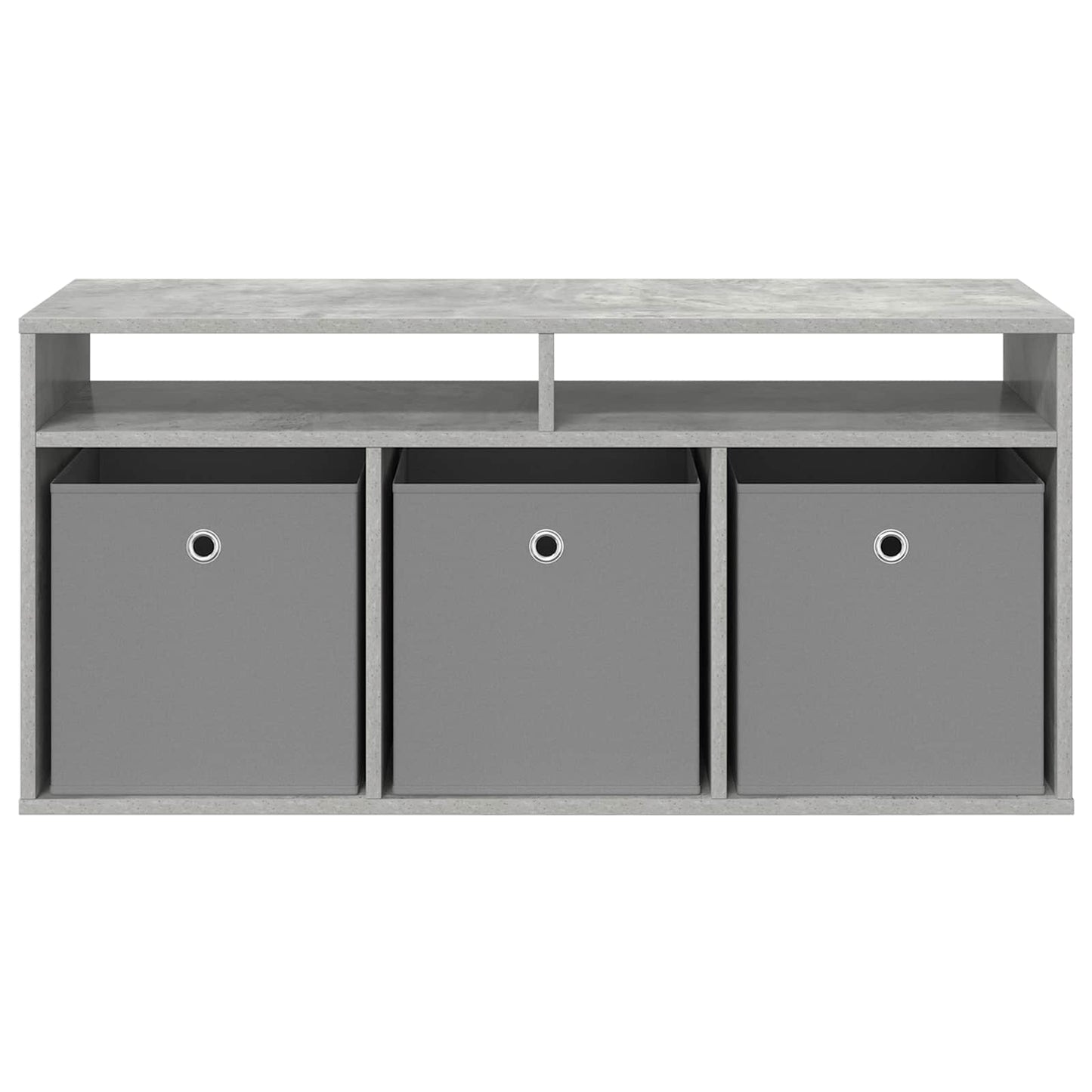 Lowboard with Drawer Concrete Grey 102 x 32 x 48.5 cm