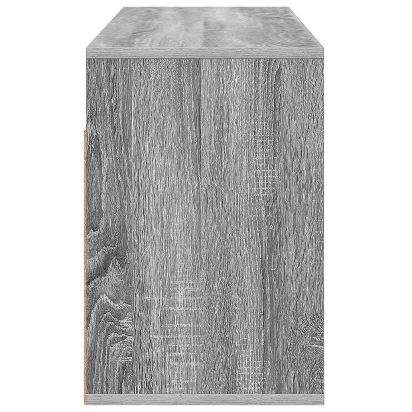 Lowboard with Drawer Grey Sonoma 102 x 32 x 48.5 cm