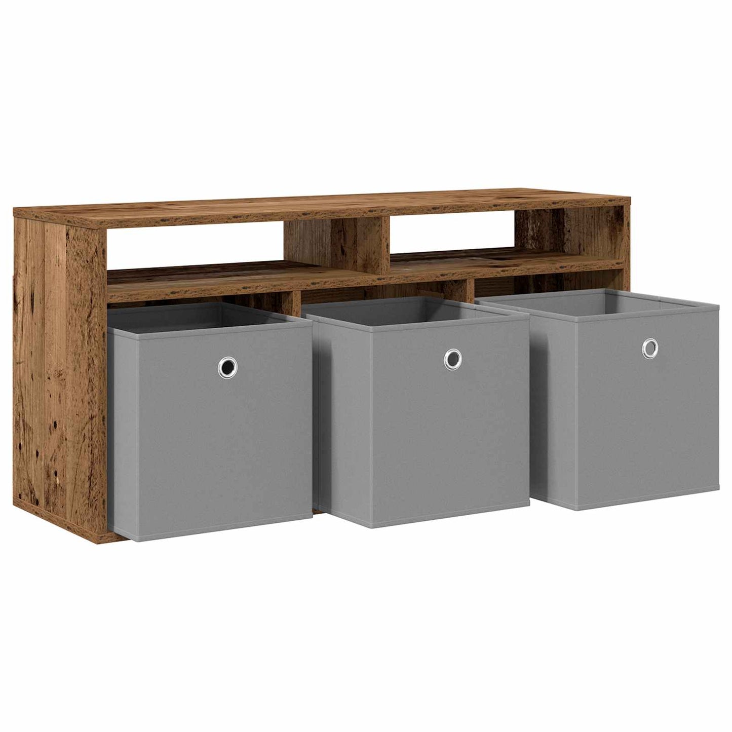 Lowboard with Drawer Old Wood 102 x 32 x 48.5 cm