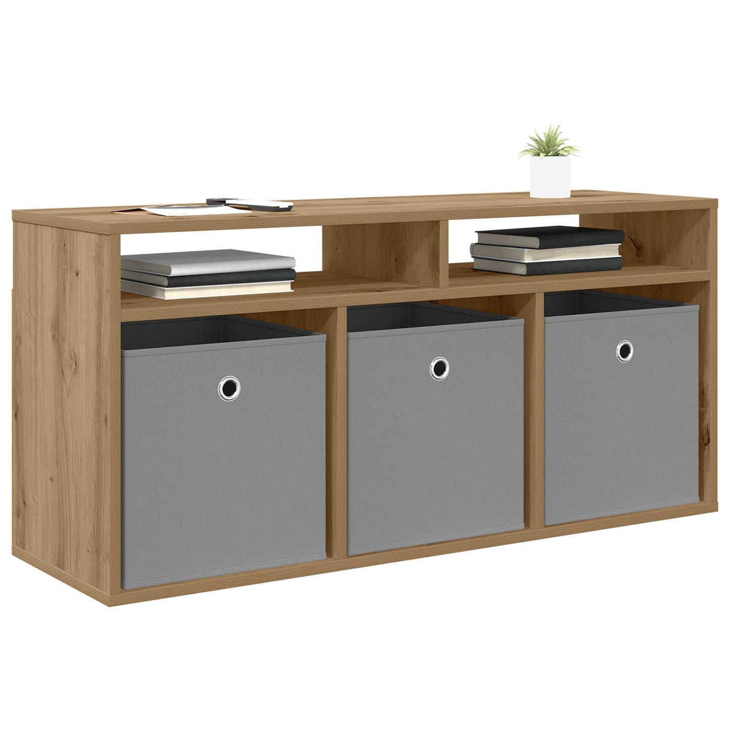 Lowboard with Drawer Artisan Oak 102 x 32 x 48.5 cm