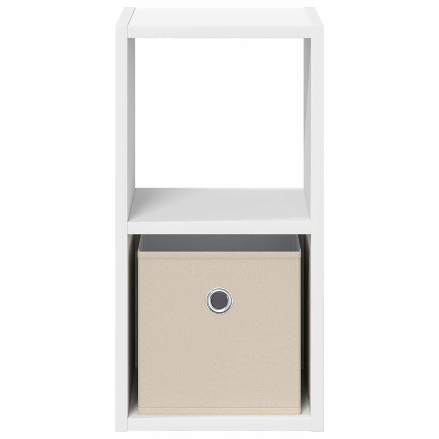 Bedside Table 2 pcs White 25.5 x 22 x 49.5 cm Engineered Wood