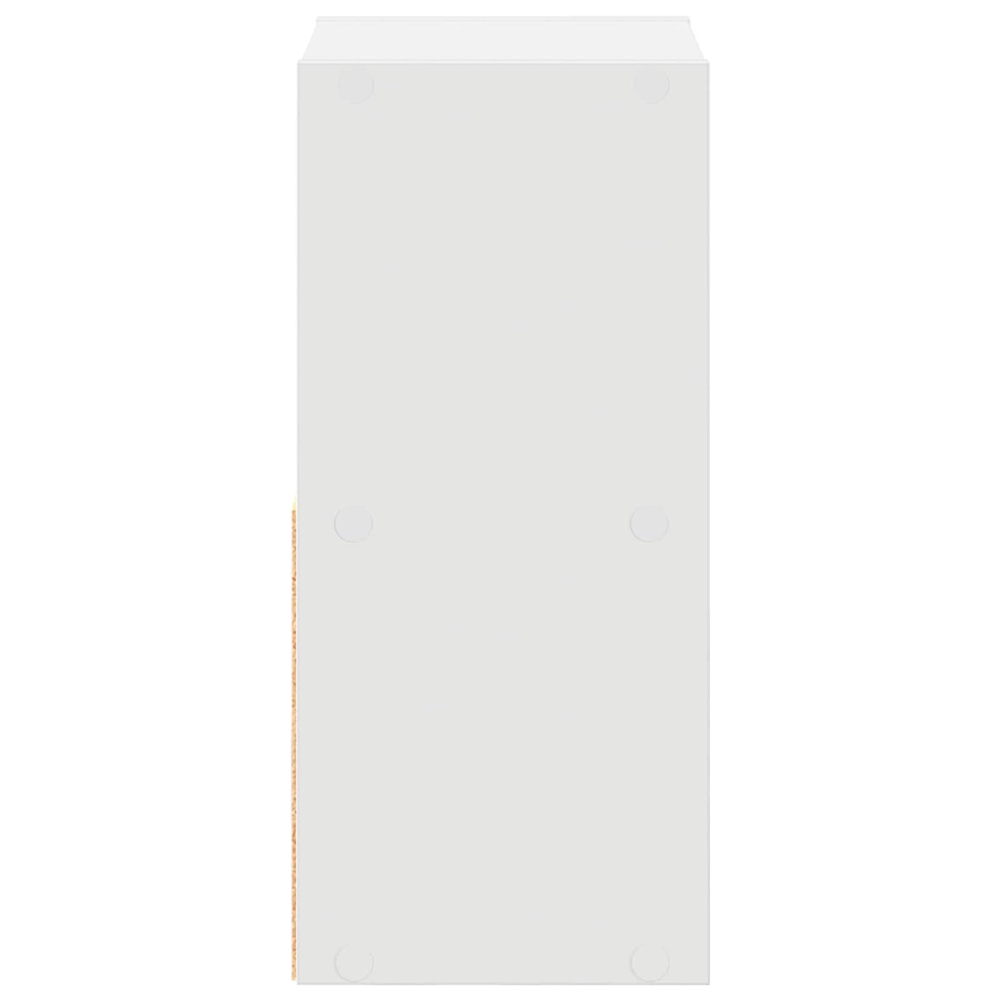Bedside Table 2 pcs White 25.5 x 22 x 49.5 cm Engineered Wood