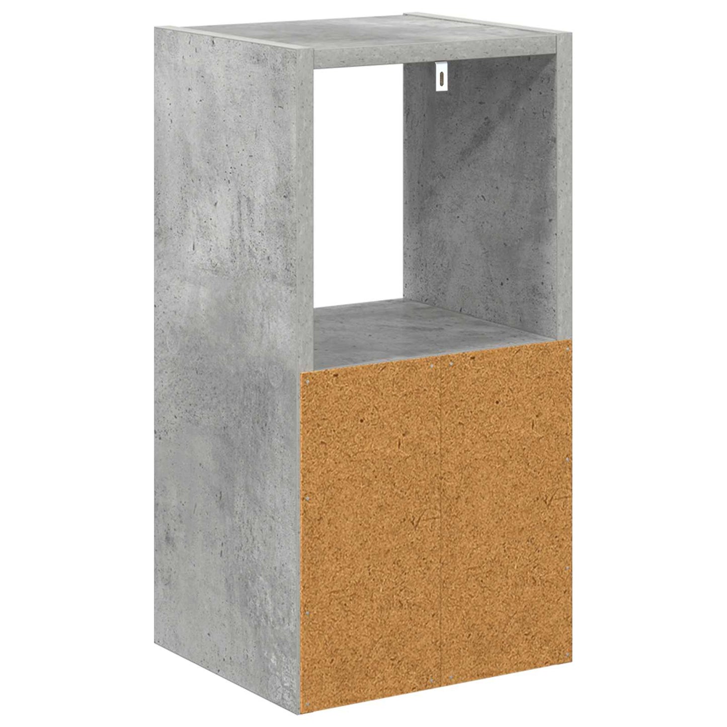 Bedside Table 2 pcs Concrete Grey 25.5 x 22 x 49.5 cm