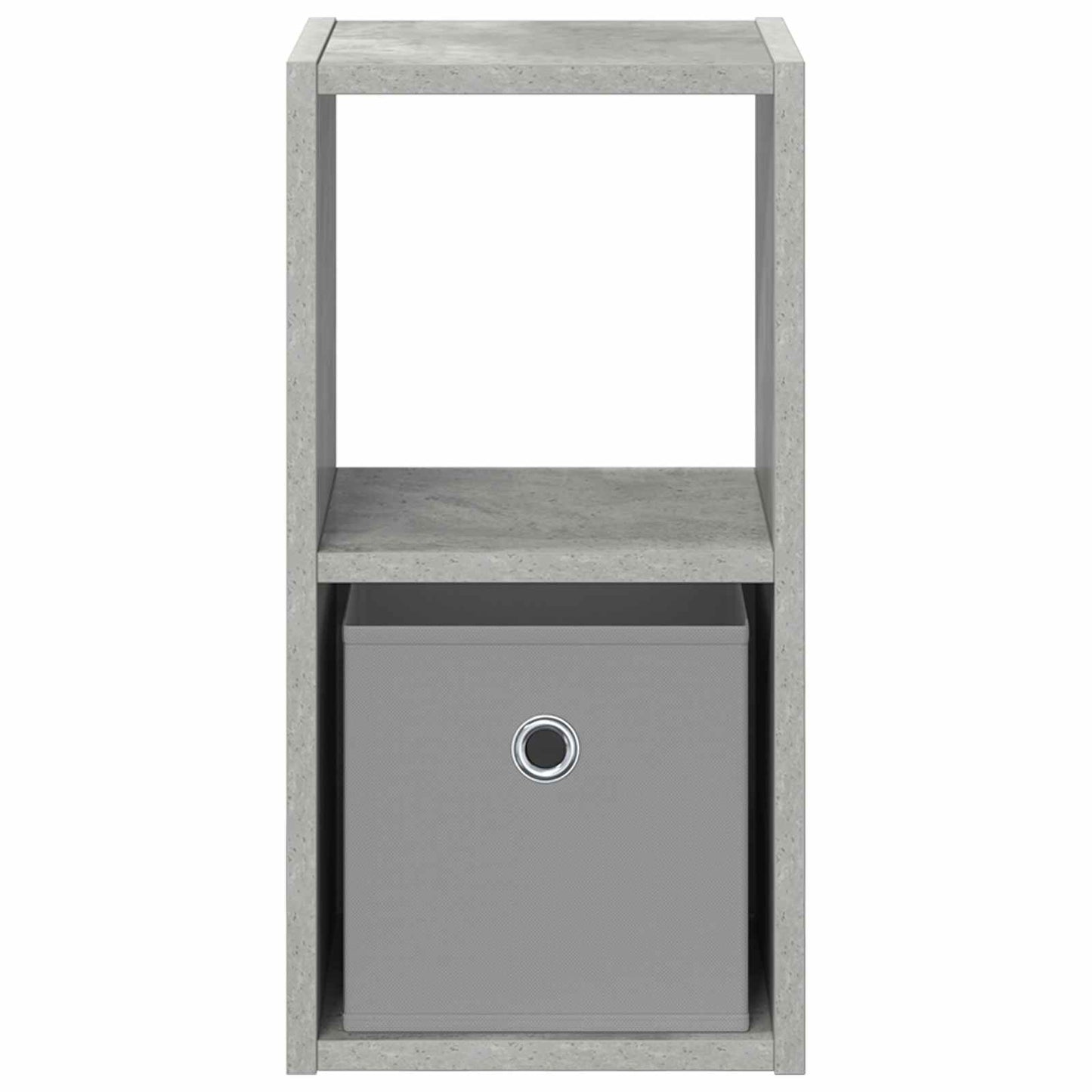 Bedside Table 2 pcs Concrete Grey 25.5 x 22 x 49.5 cm
