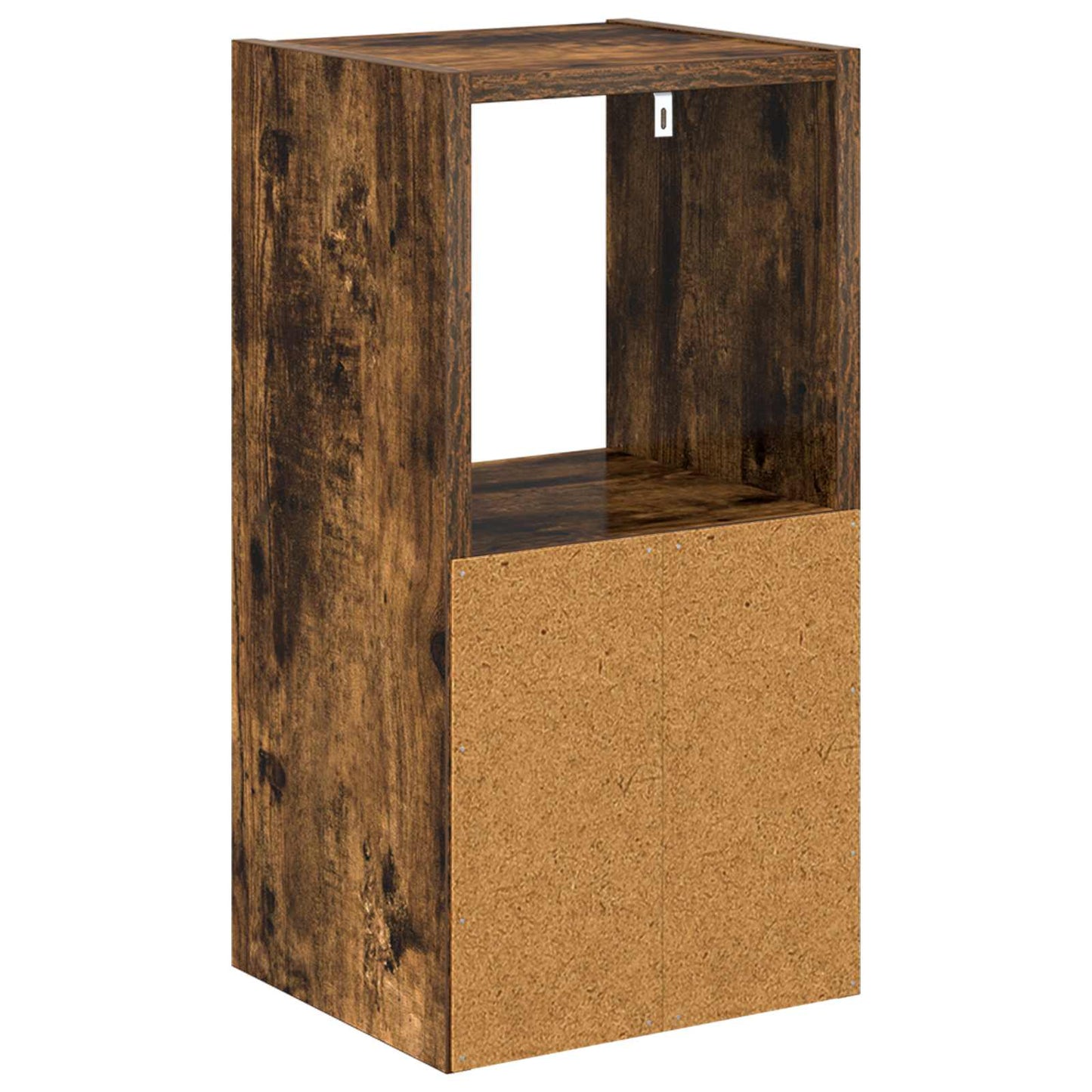 Bedside Table Smoked Oak 25.5 x 22 x 49.5 cm Engineered Wood