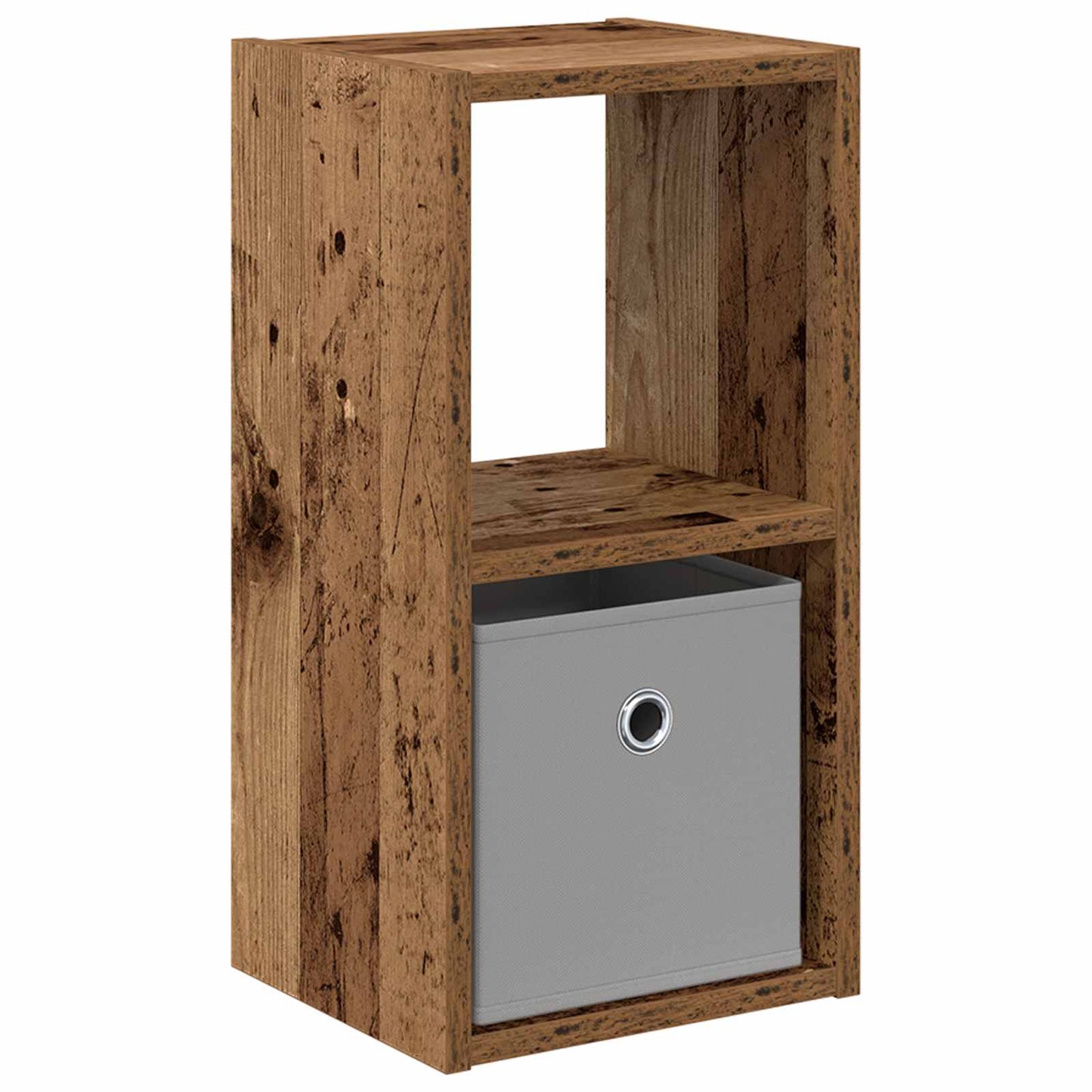 Bedside Table Old Wood 25.5 x 22 x 49.5 cm Engineered Wood